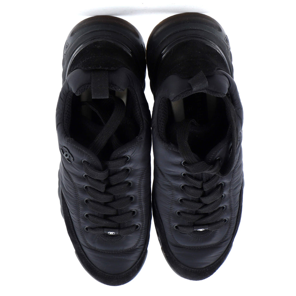 Women's CC Low-Top Sneakers Suede with Leather and Nylon