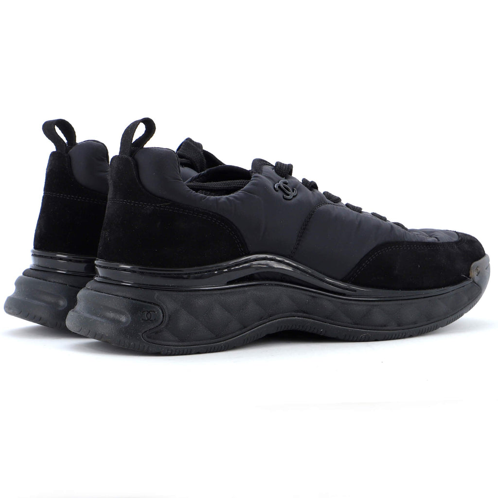 Women's CC Low-Top Sneakers Suede with Leather and Nylon