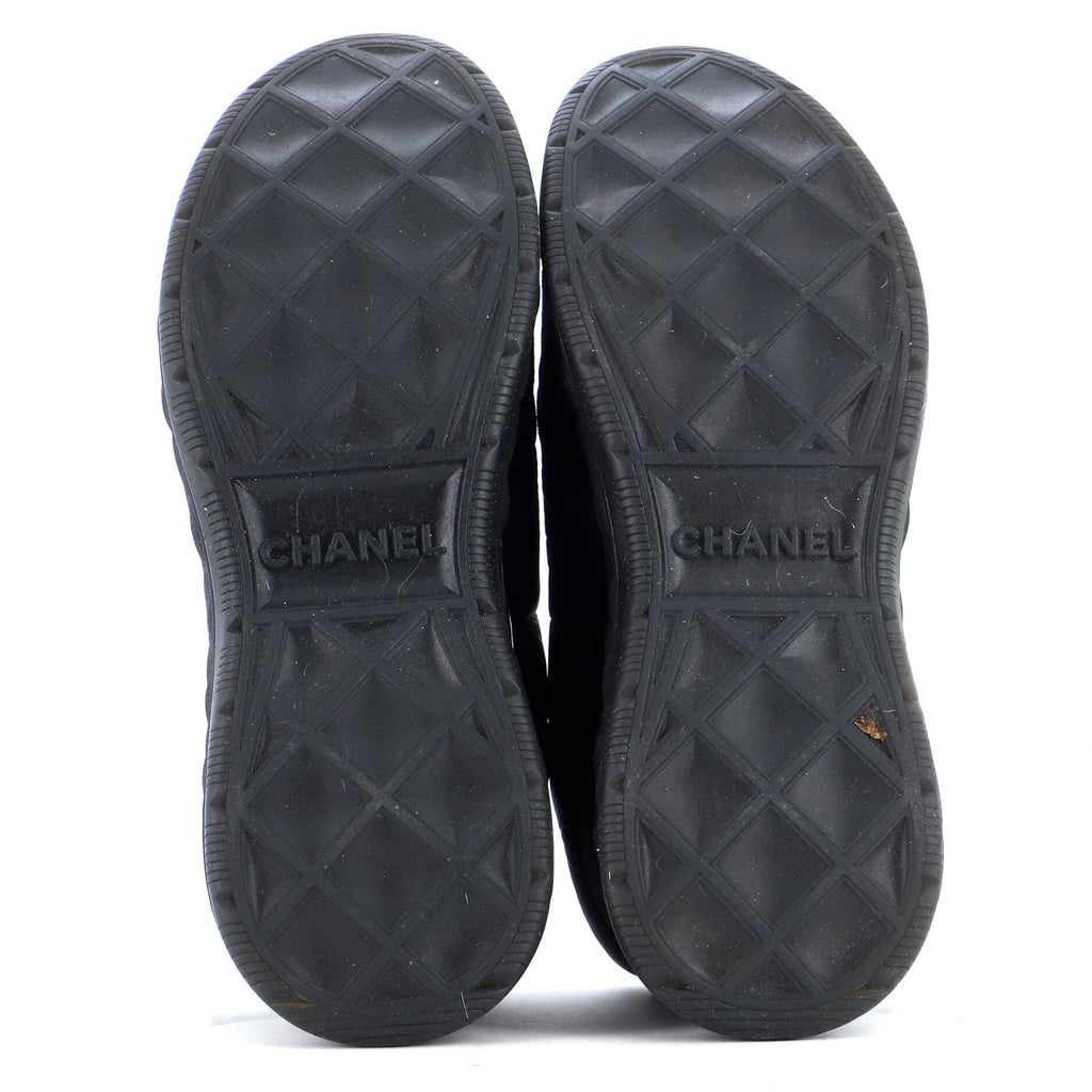 Women's CC Low-Top Sneakers Suede with Leather and Nylon