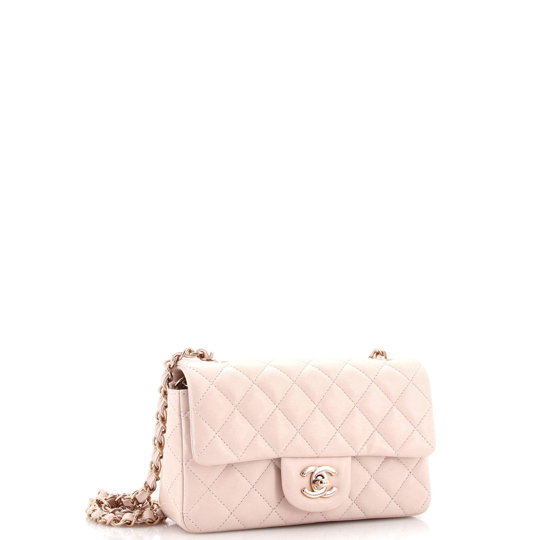 Classic Single Flap Bag Quilted Lambskin Mini