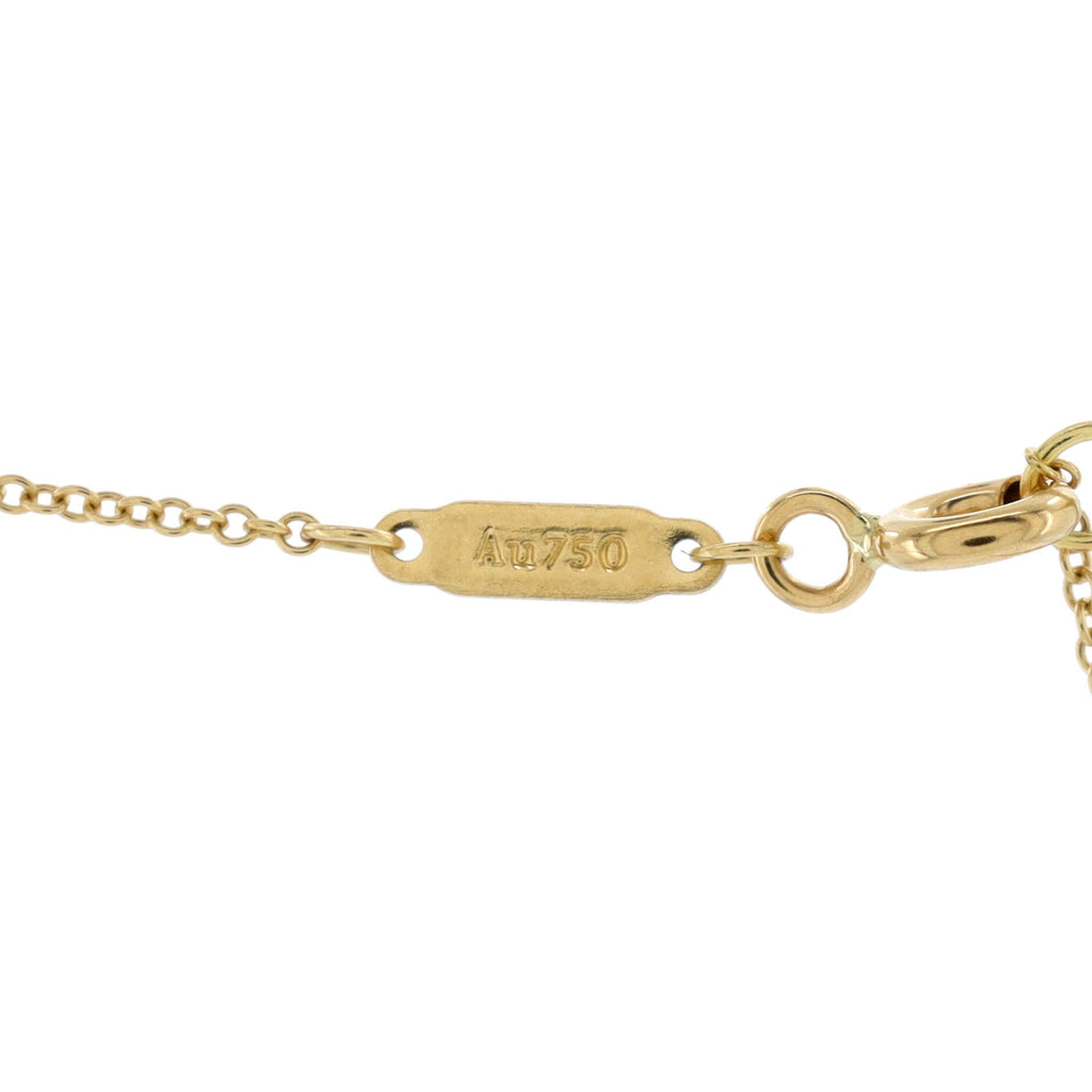 T Smile Pendant Necklace 18K Yellow Gold Small