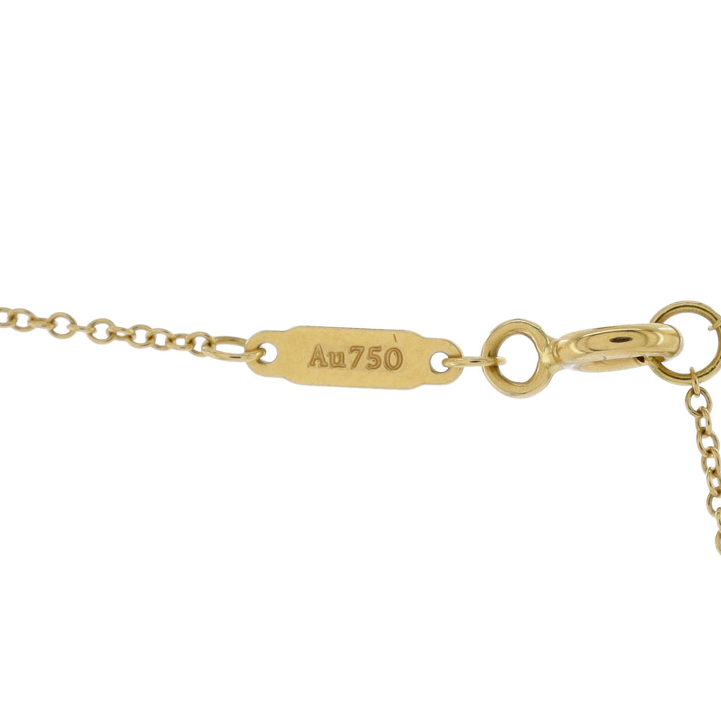 T Smile Pendant Necklace 18K Yellow Gold Small