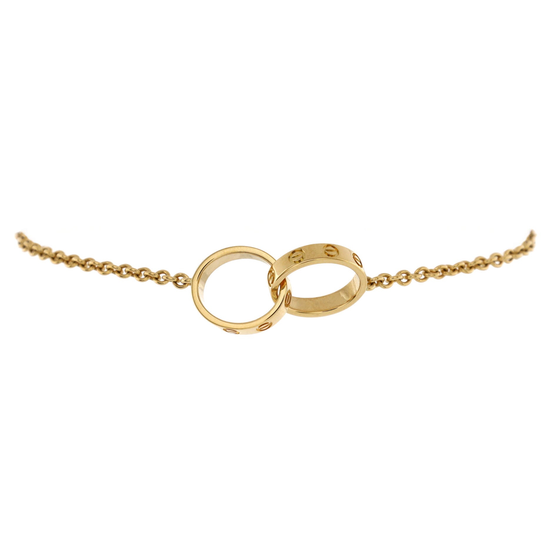Love Interlocking Bracelet 18K Yellow Gold