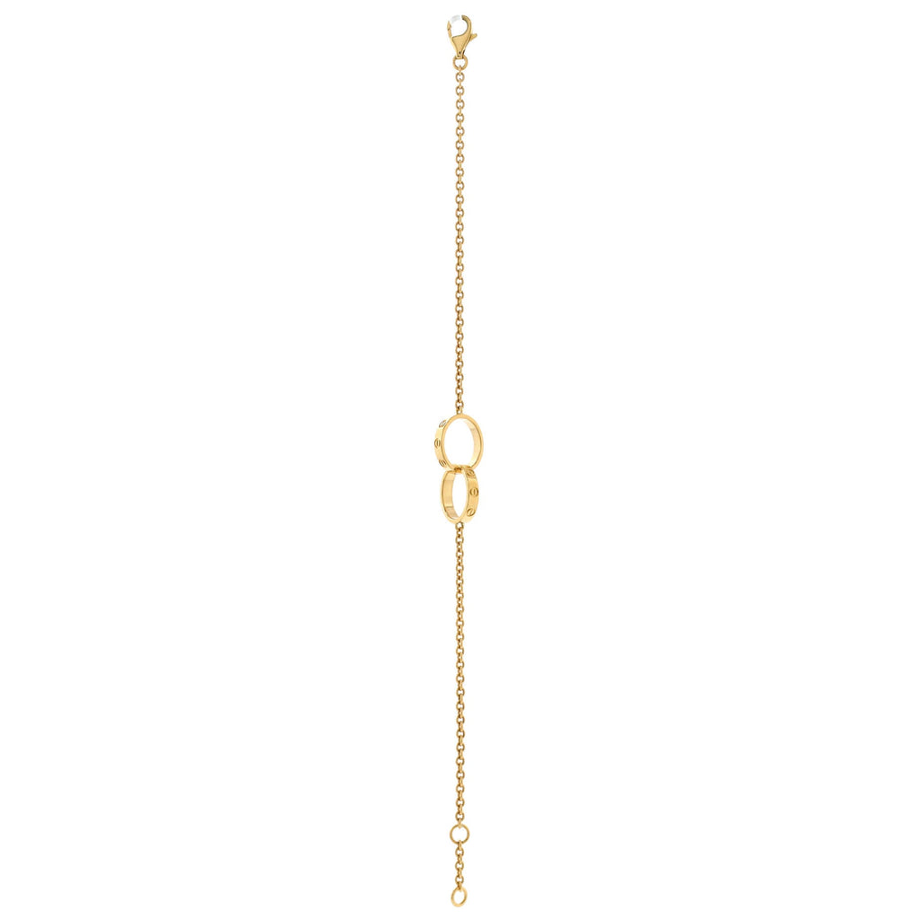 Love Interlocking Bracelet 18K Yellow Gold