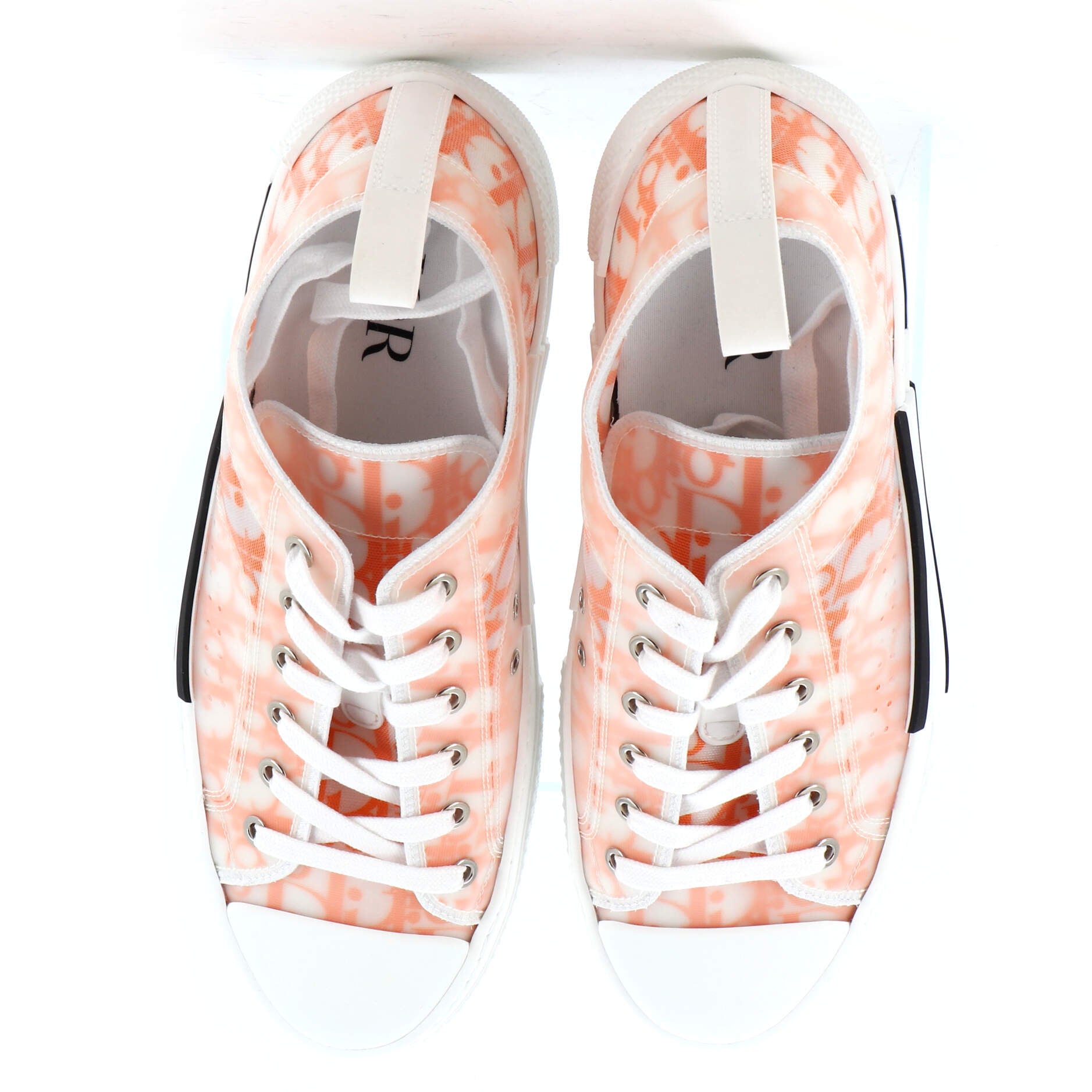 Men's B23 Cap Toe Low-Top Sneakers Oblique Coated Canvas