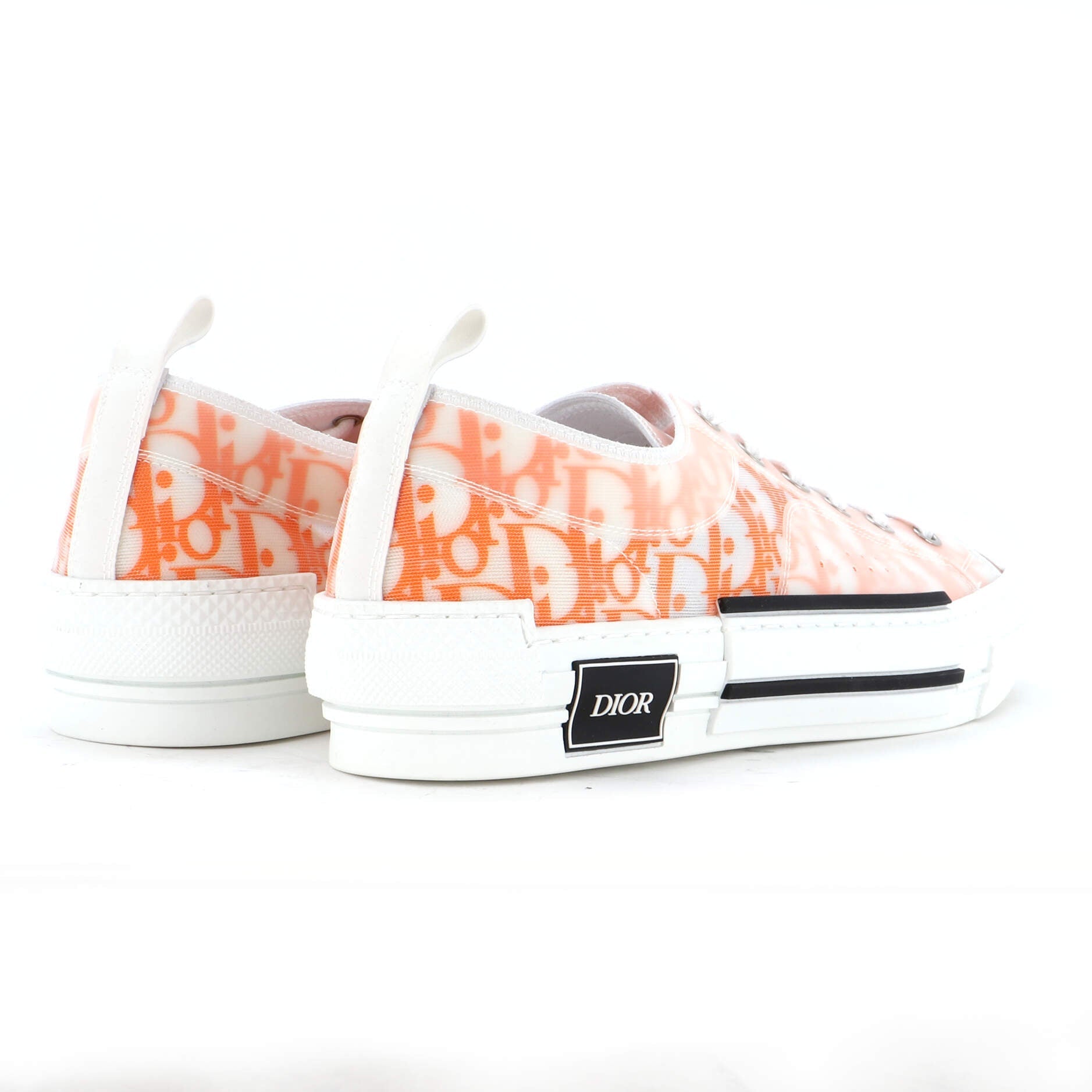 Men's B23 Cap Toe Low-Top Sneakers Oblique Coated Canvas