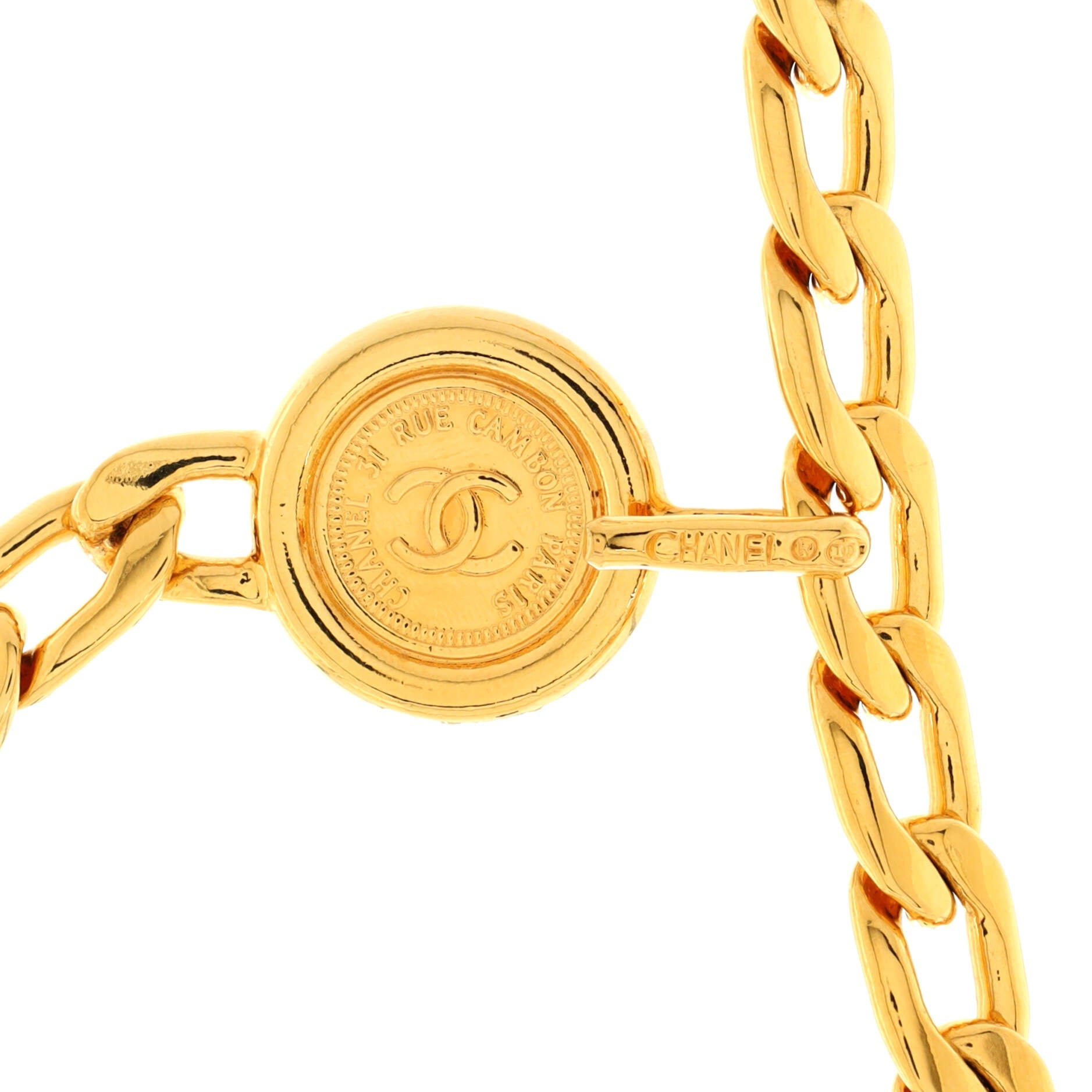 Vintage Medallion Multichain Belt Metal 85