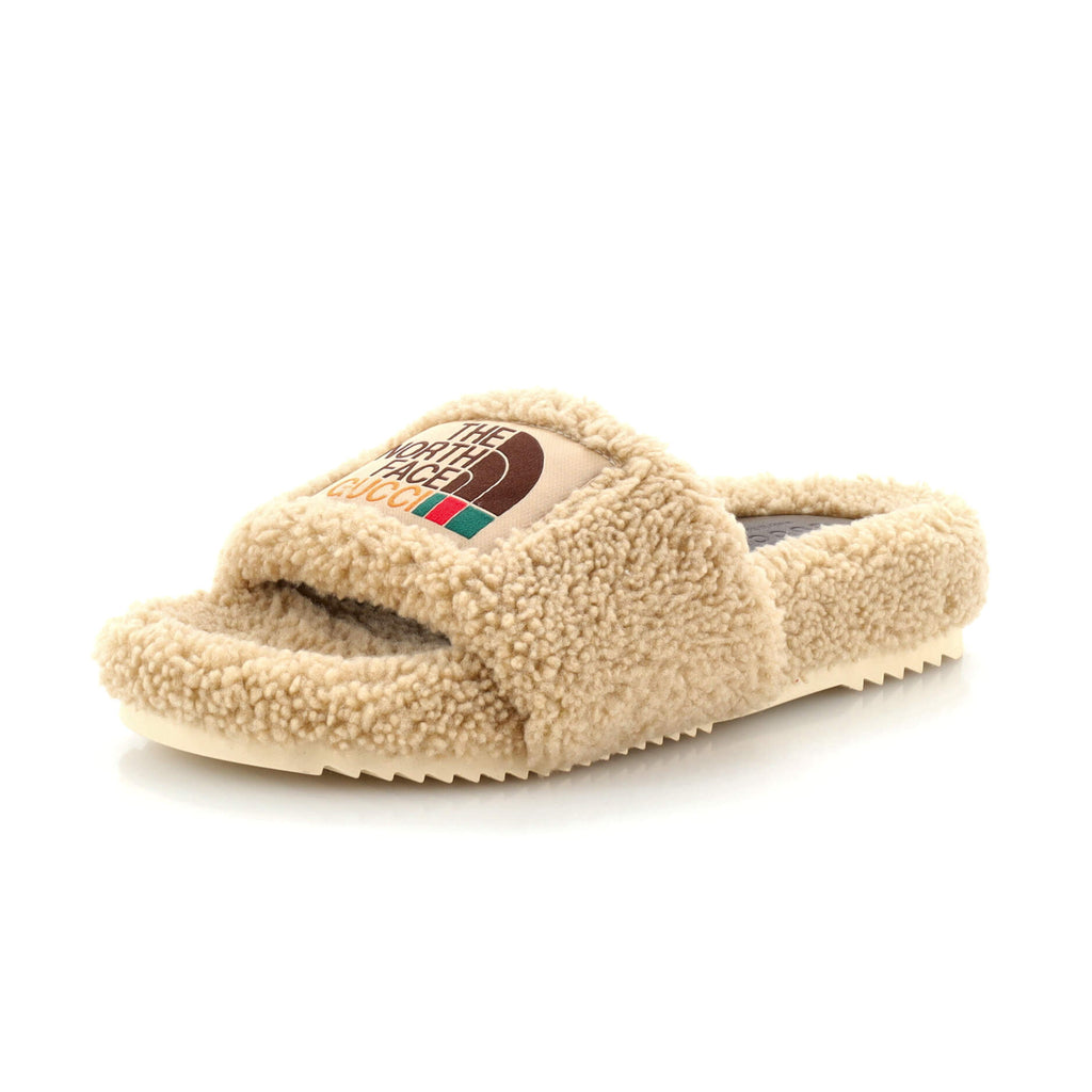 x The North Face Slide Sandals Shearling