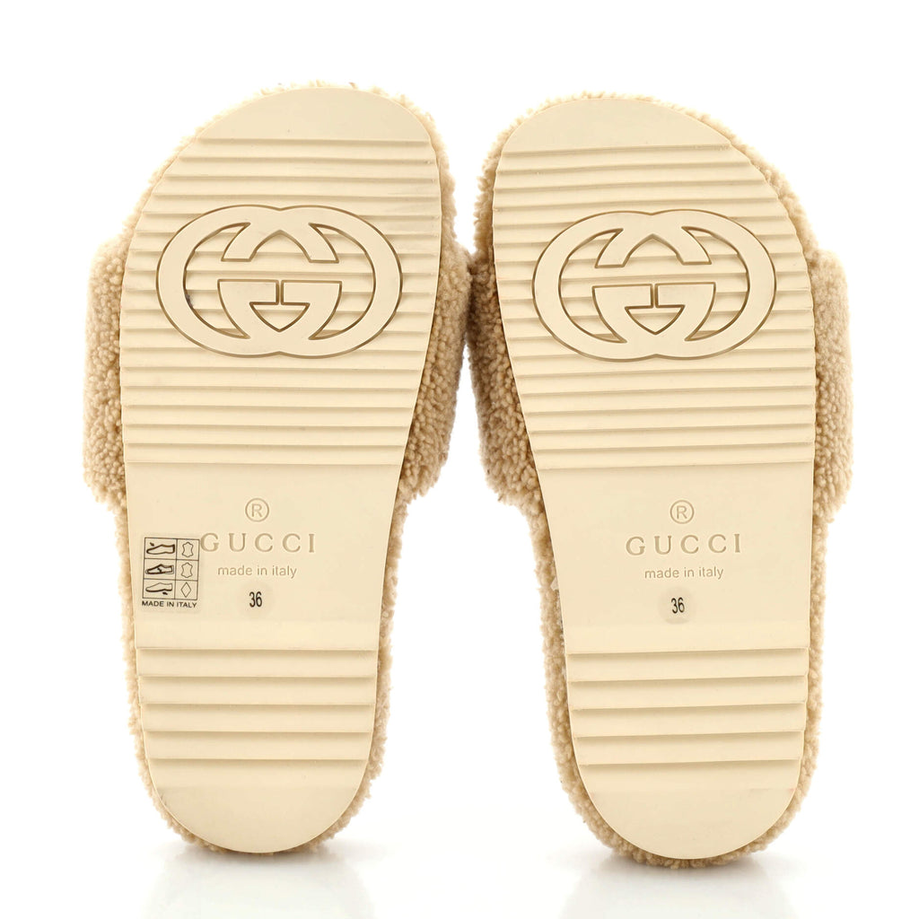x The North Face Slide Sandals Shearling