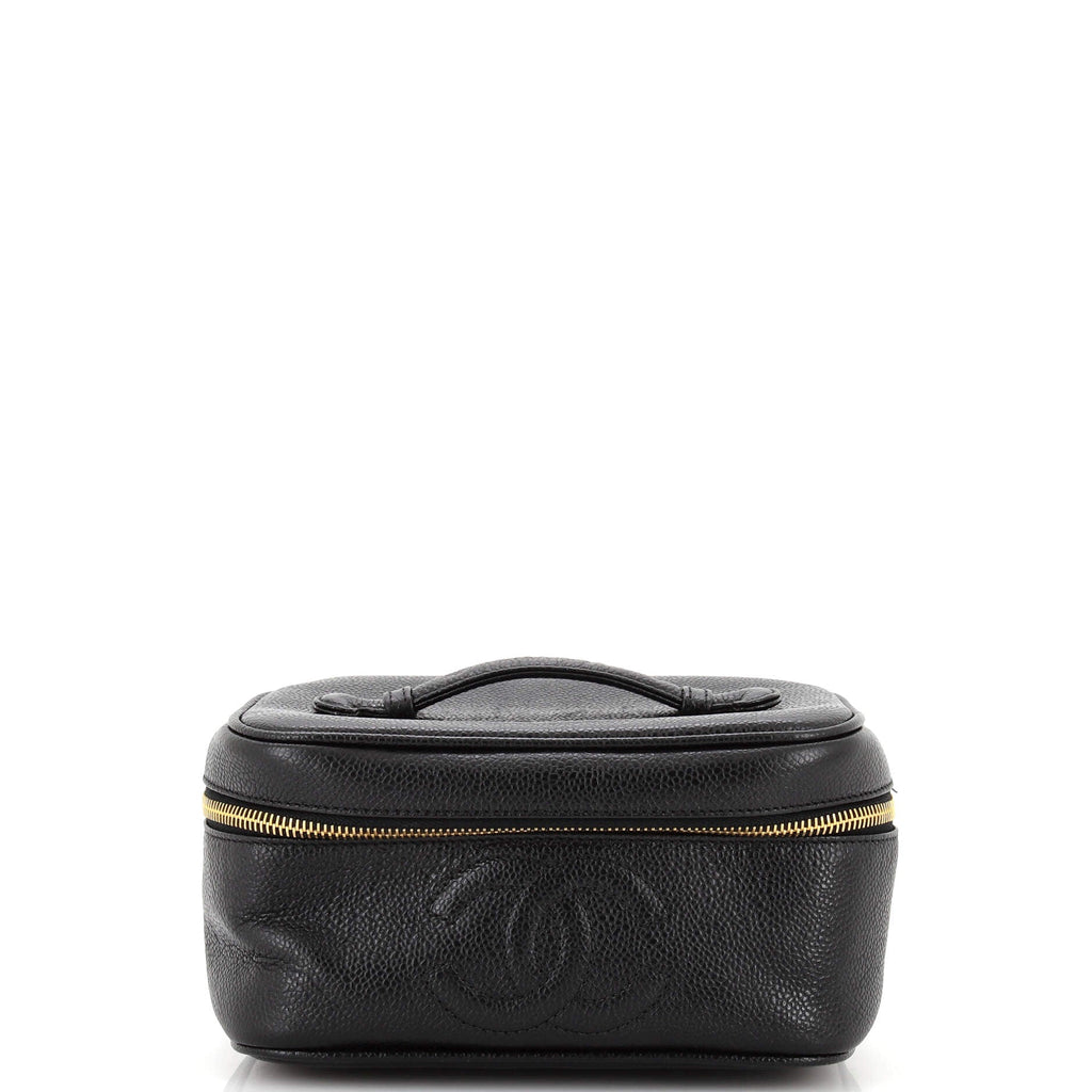 Vintage Timeless Cosmetic Case Caviar Medium