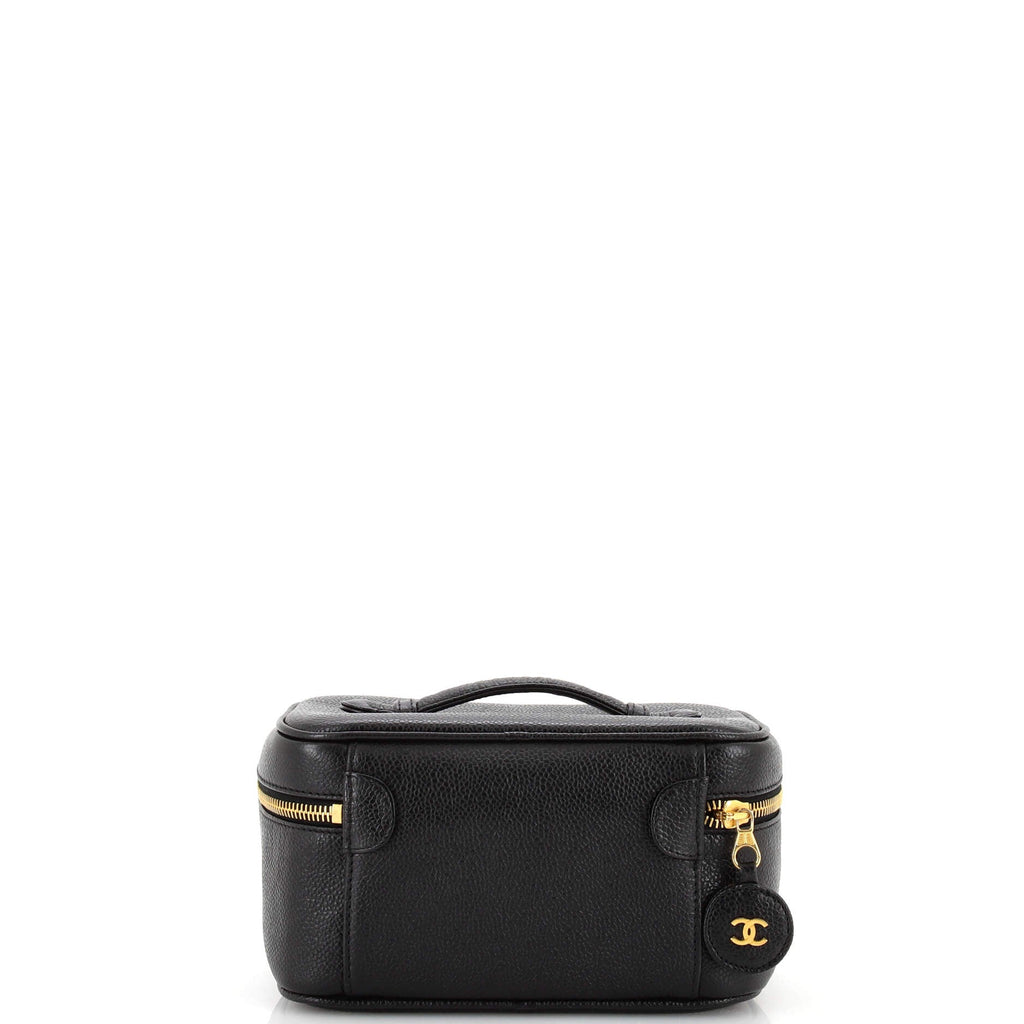 Vintage Timeless Cosmetic Case Caviar Medium