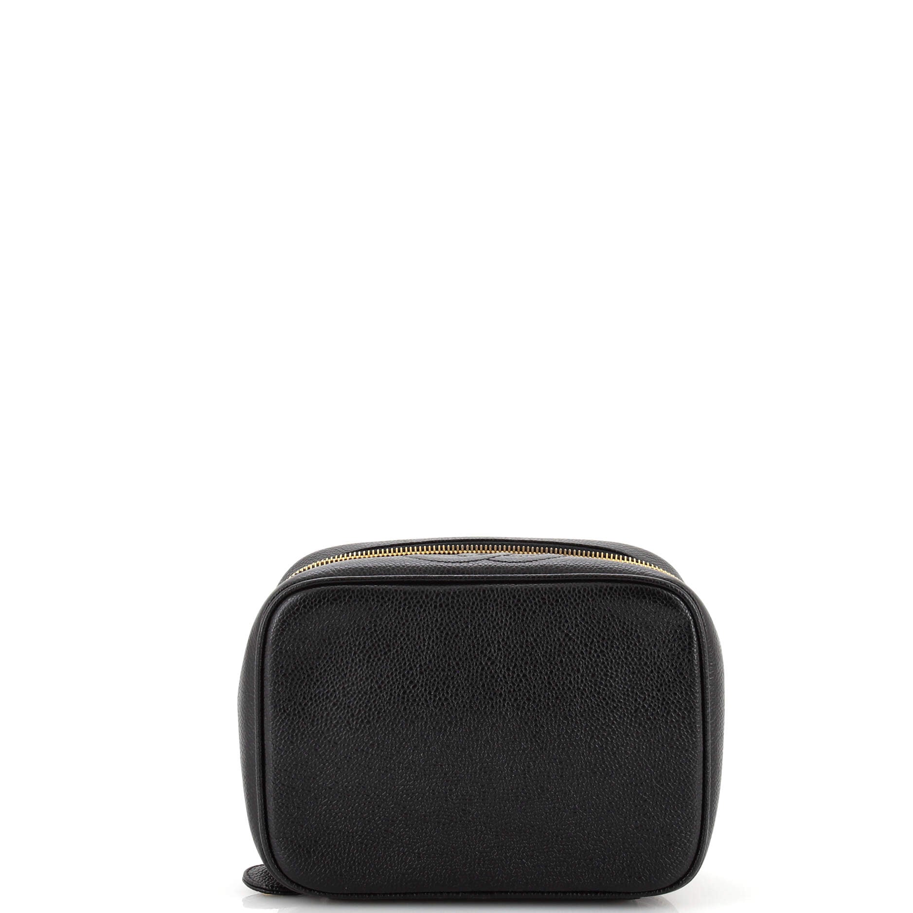 Vintage Timeless Cosmetic Case Caviar Medium