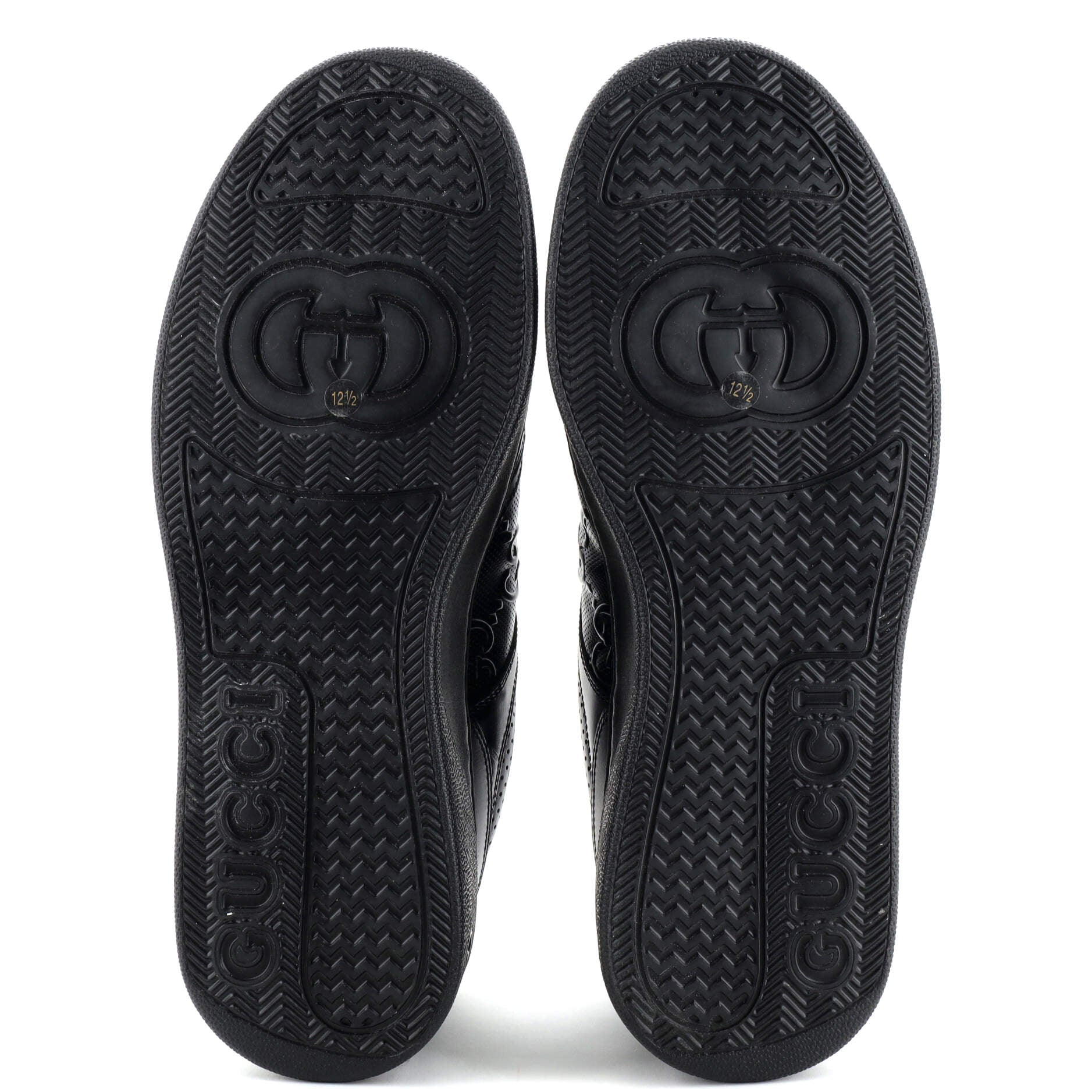 Chunky B Sneakers GG Embossed Perforated Leather