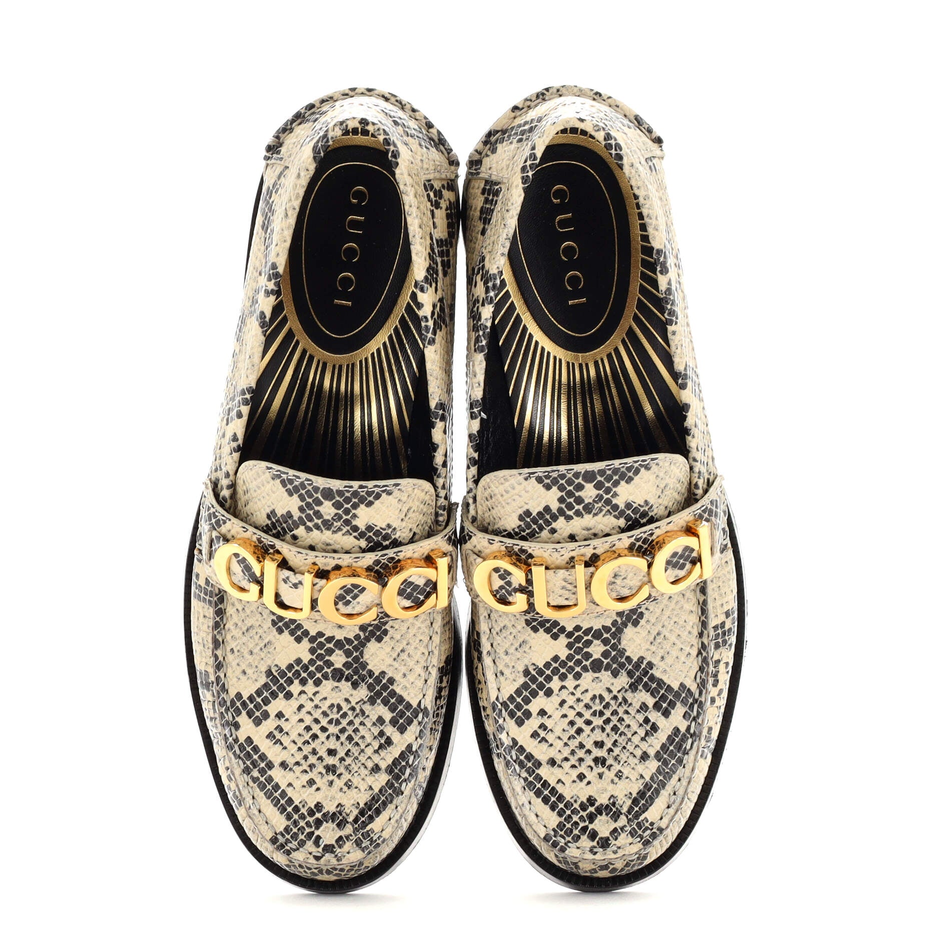 Women's Logo Loafers Snakeskin