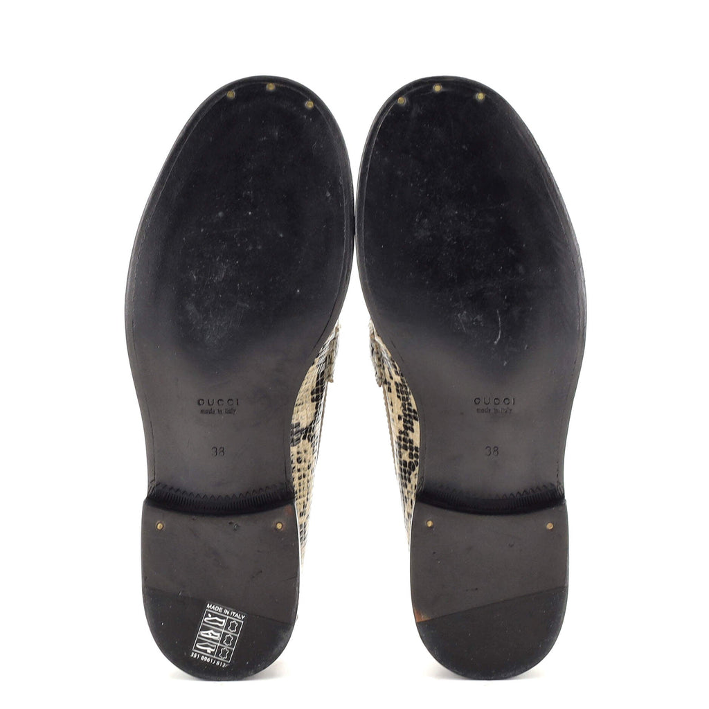 Women's Logo Loafers Snakeskin