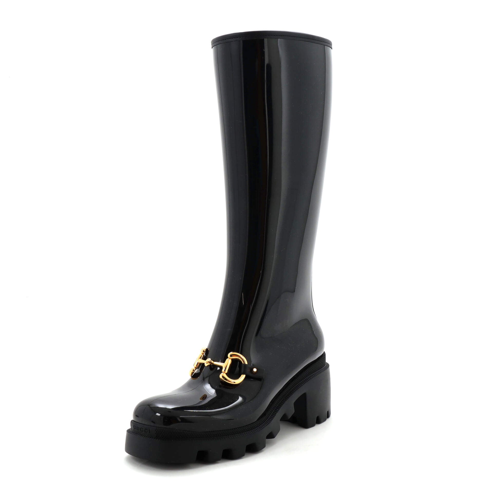 Women's Horsebit Knee High Boots (Outlet) Rubber