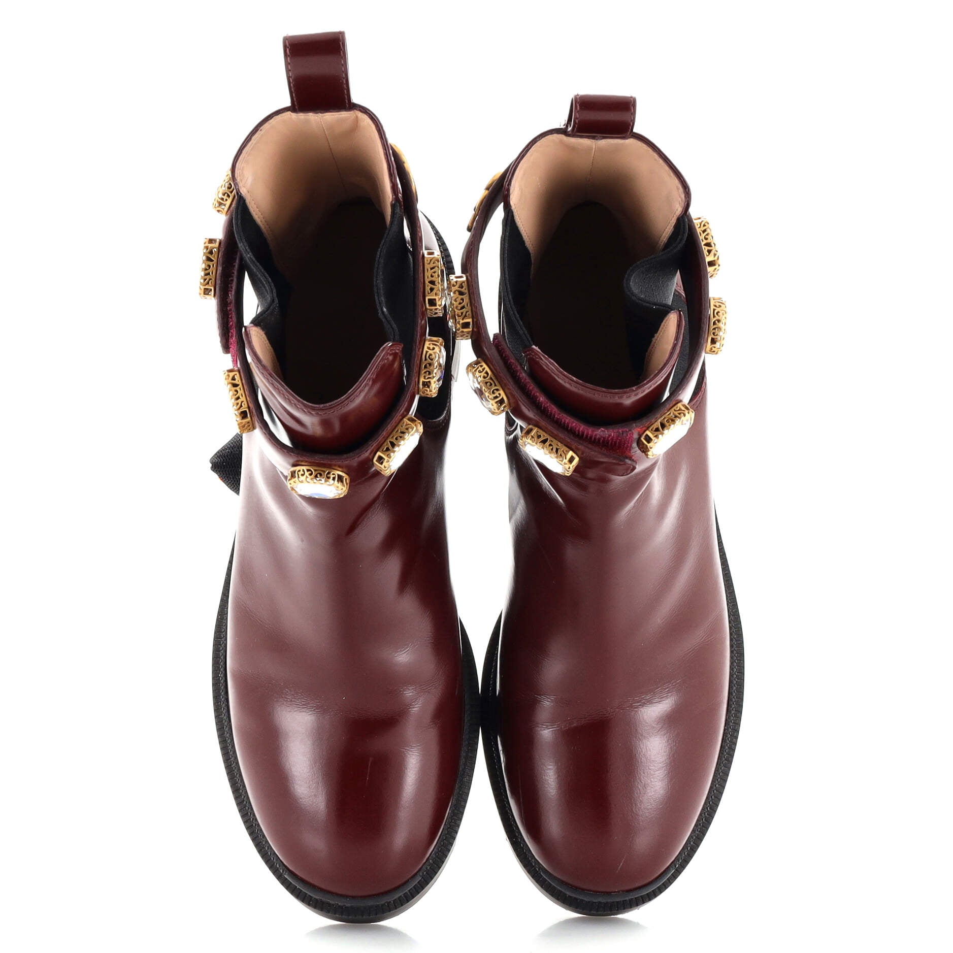 Women's Trip Boots Embellished Leather