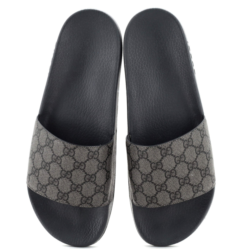 Men's Slide Sandals GG Coated Canvas
