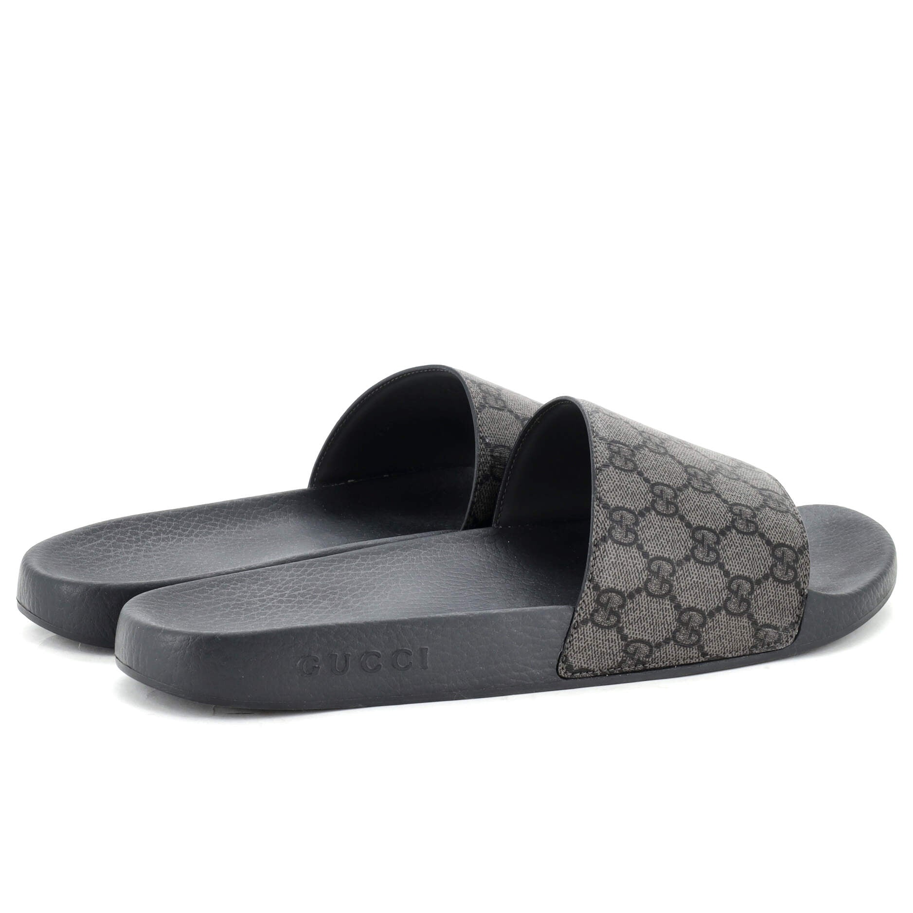 Men's Slide Sandals GG Coated Canvas