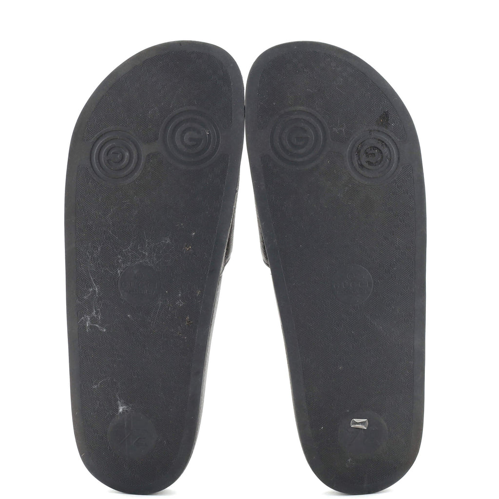 Men's Slide Sandals GG Coated Canvas