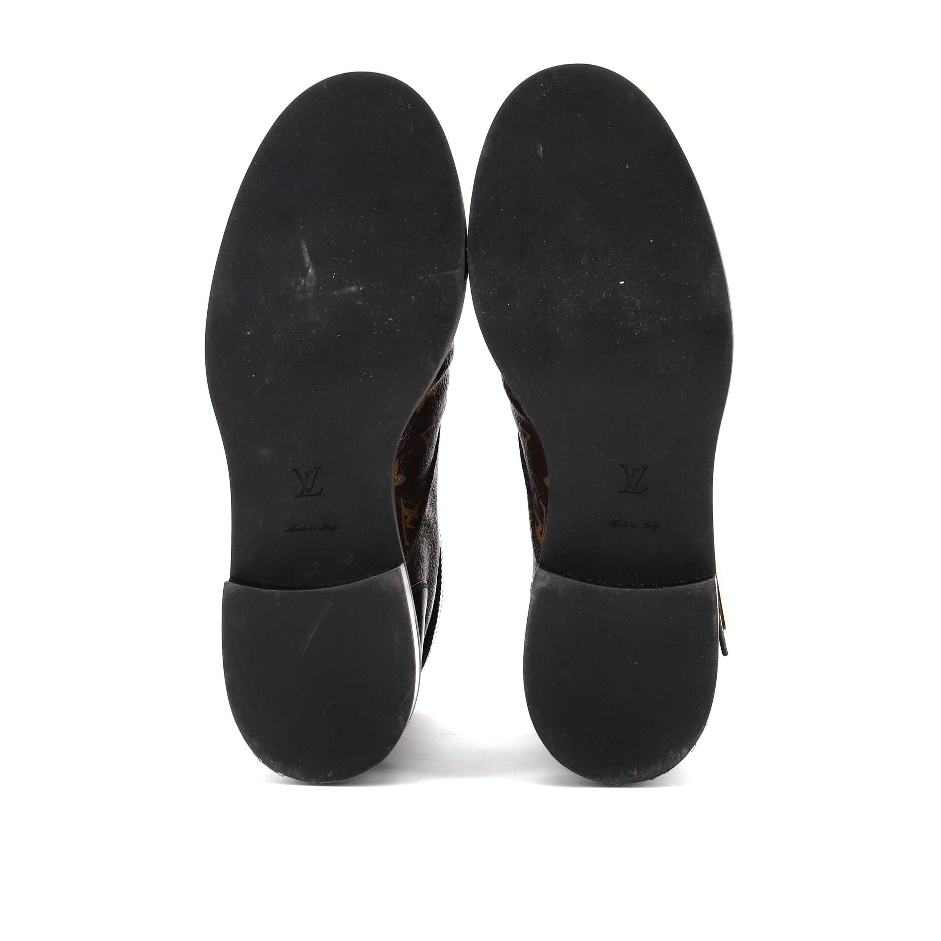Women's Wonderland Flat Ranger Boots Monogram Canvas and Leather