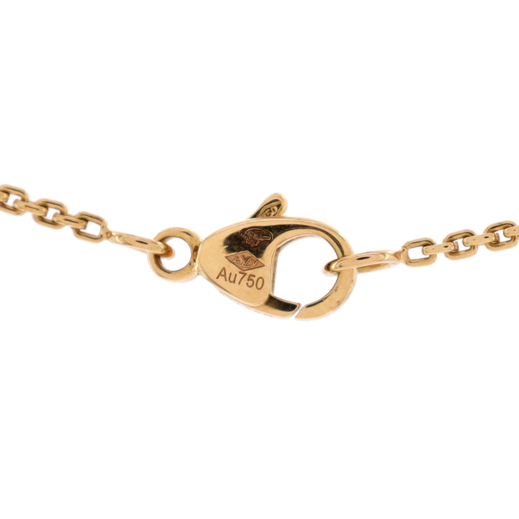 Monogram Idylle Necklace 18K Rose Gold with Diamond