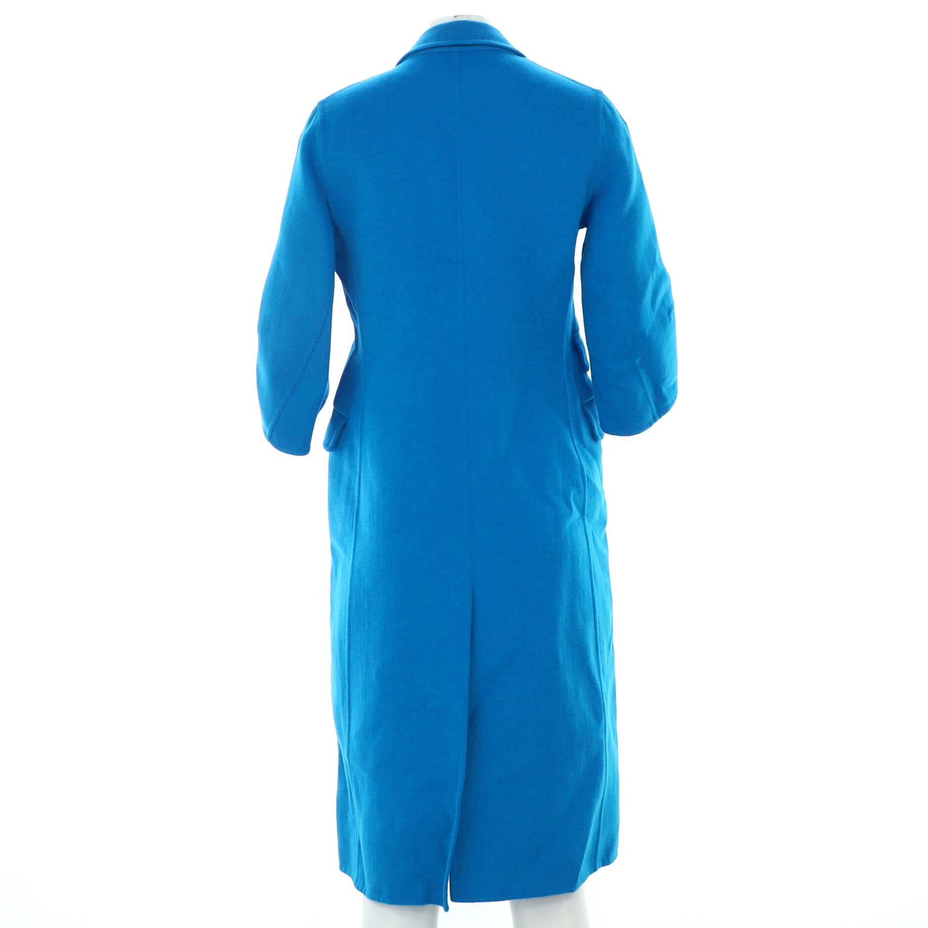 Women's Collar Buttoned Coat Wool Blend