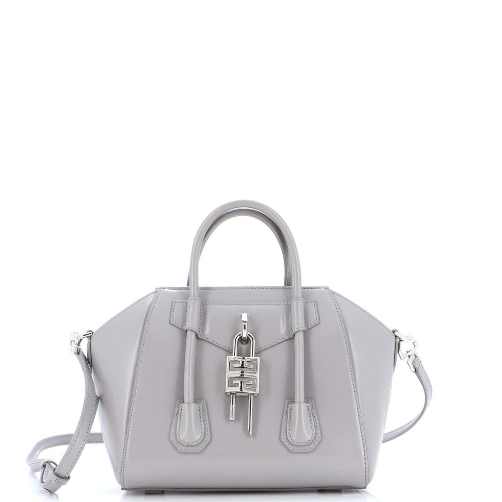 Antigona Lock Bag Leather Mini