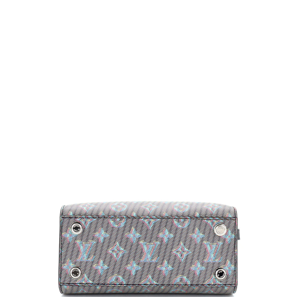 City Steamer Handbag Damier Monogram LV Pop Leather Mini