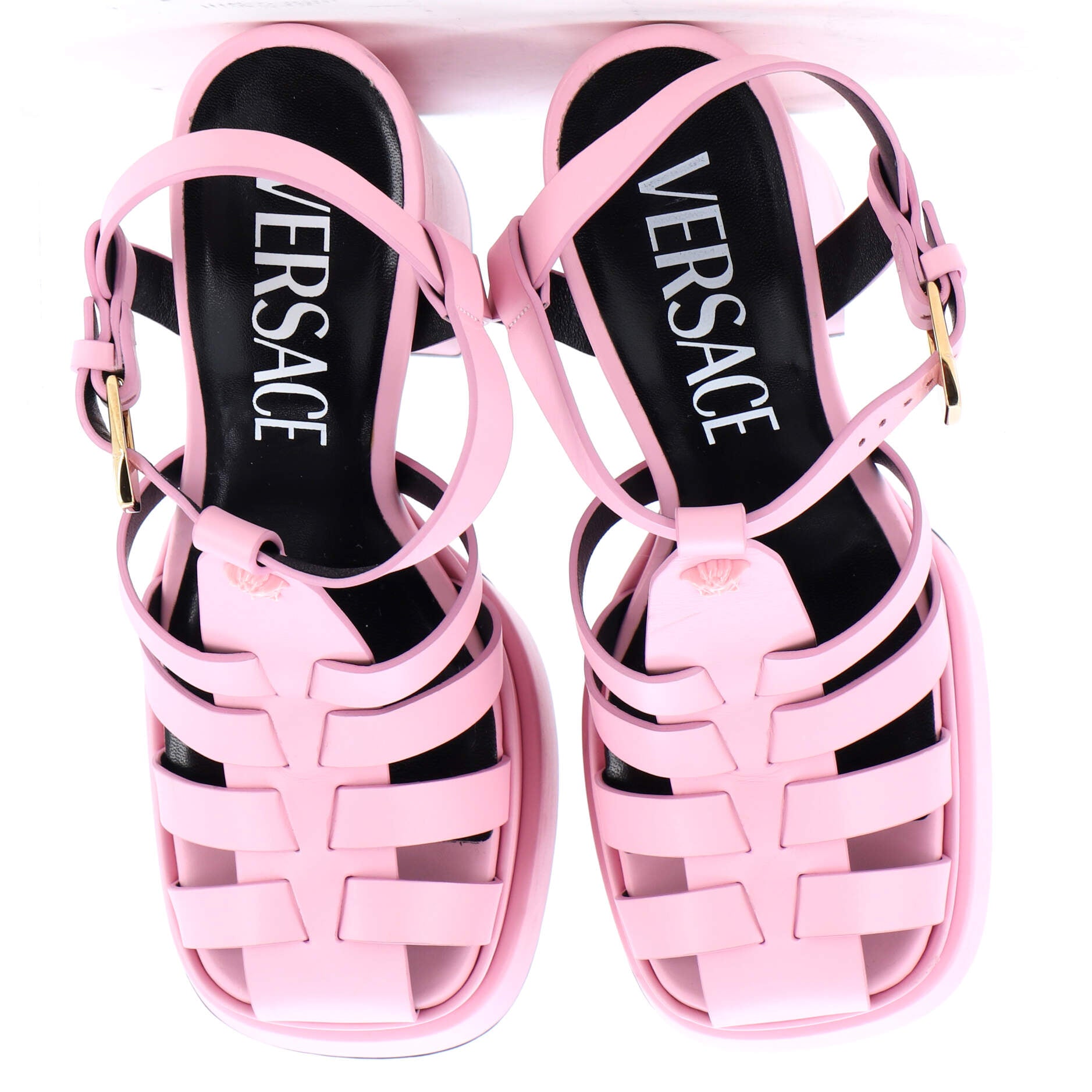 Women's La Medusa Platform Sandals Leather