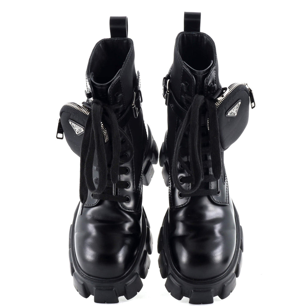Monolith Combat Boots Leather and Nylon