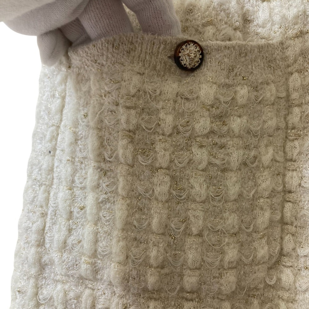 Chanel Knit Tweed Skirt