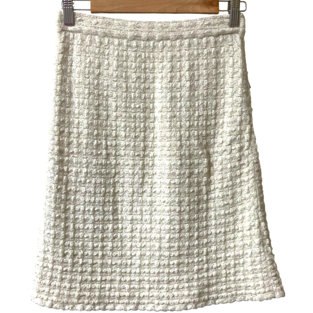 Chanel Knit Tweed Skirt