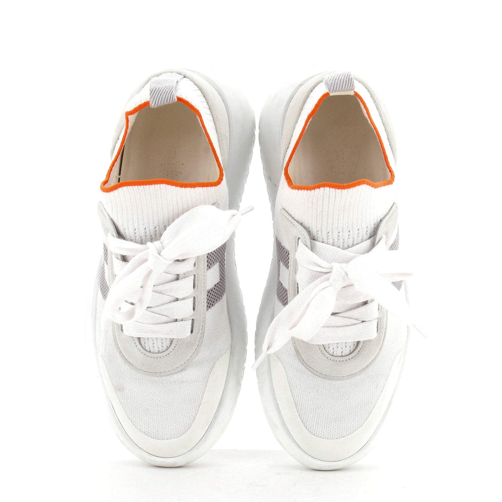 Women's Crew Sneakers Knit and Suede