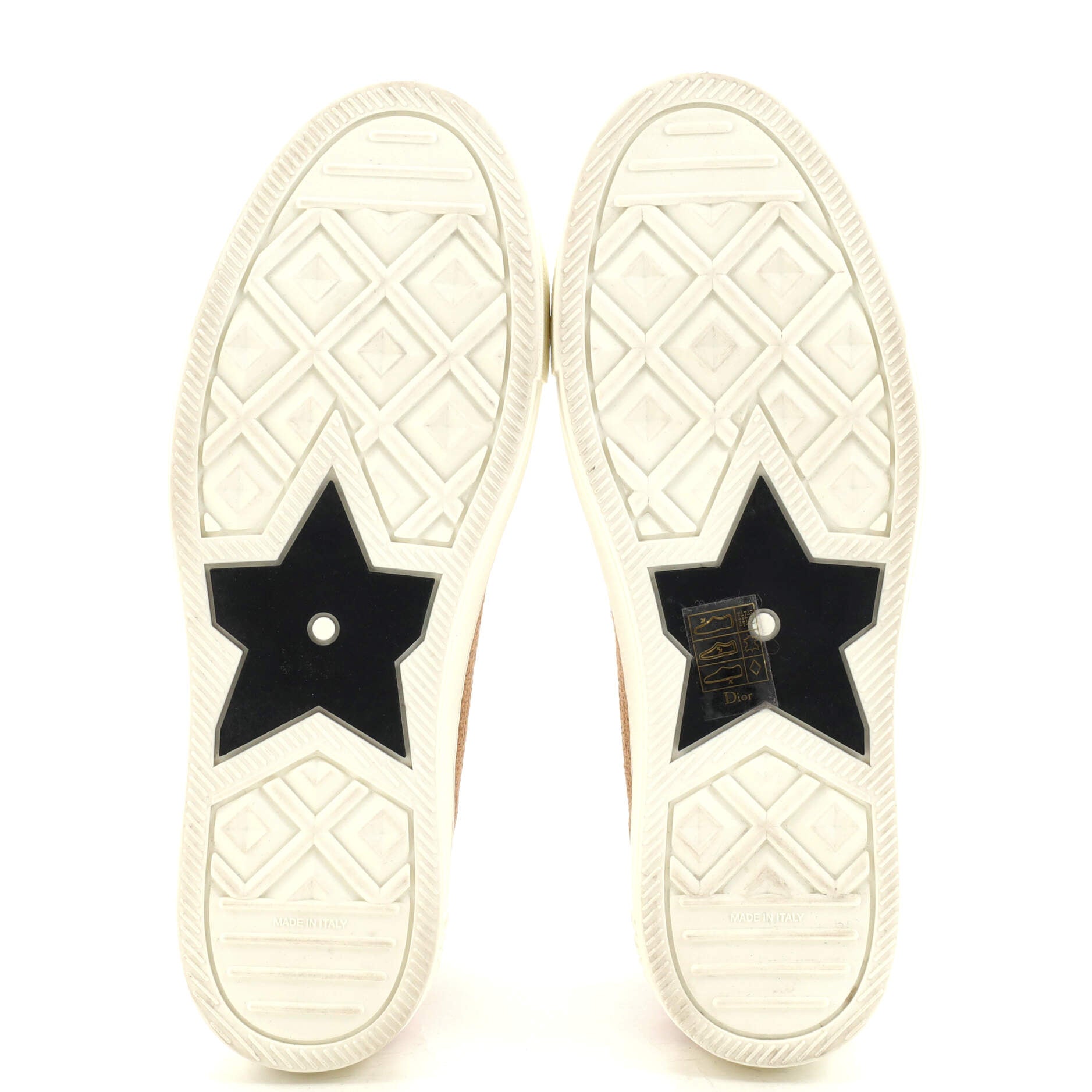 Women's Walk'N'Dior Sneakers Embroidered Jute Canvas