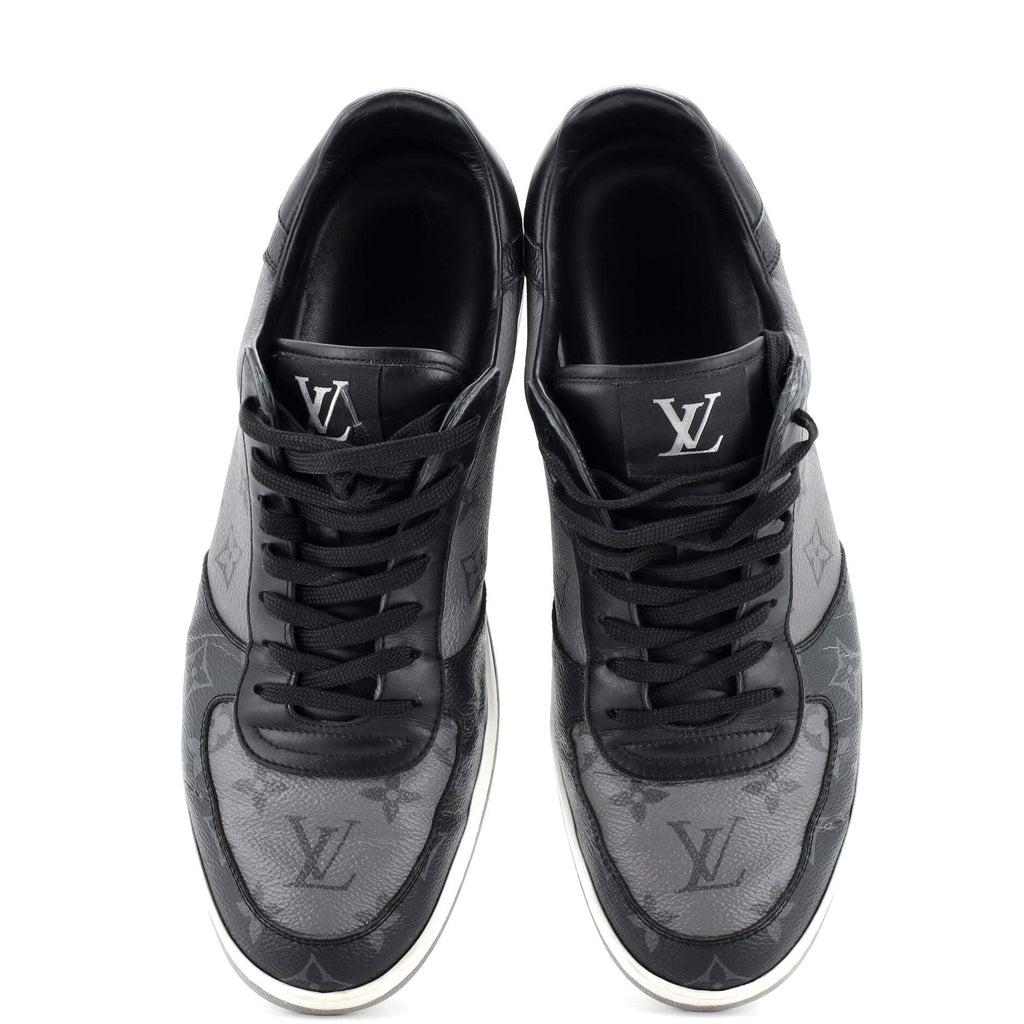 Men's Rivoli Low-Top Sneakers Monogram Eclipse Canvas