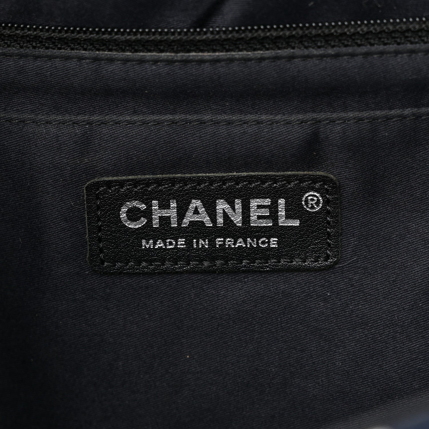 Denim Tweed Patchwork Jumbo Single Flap Blue