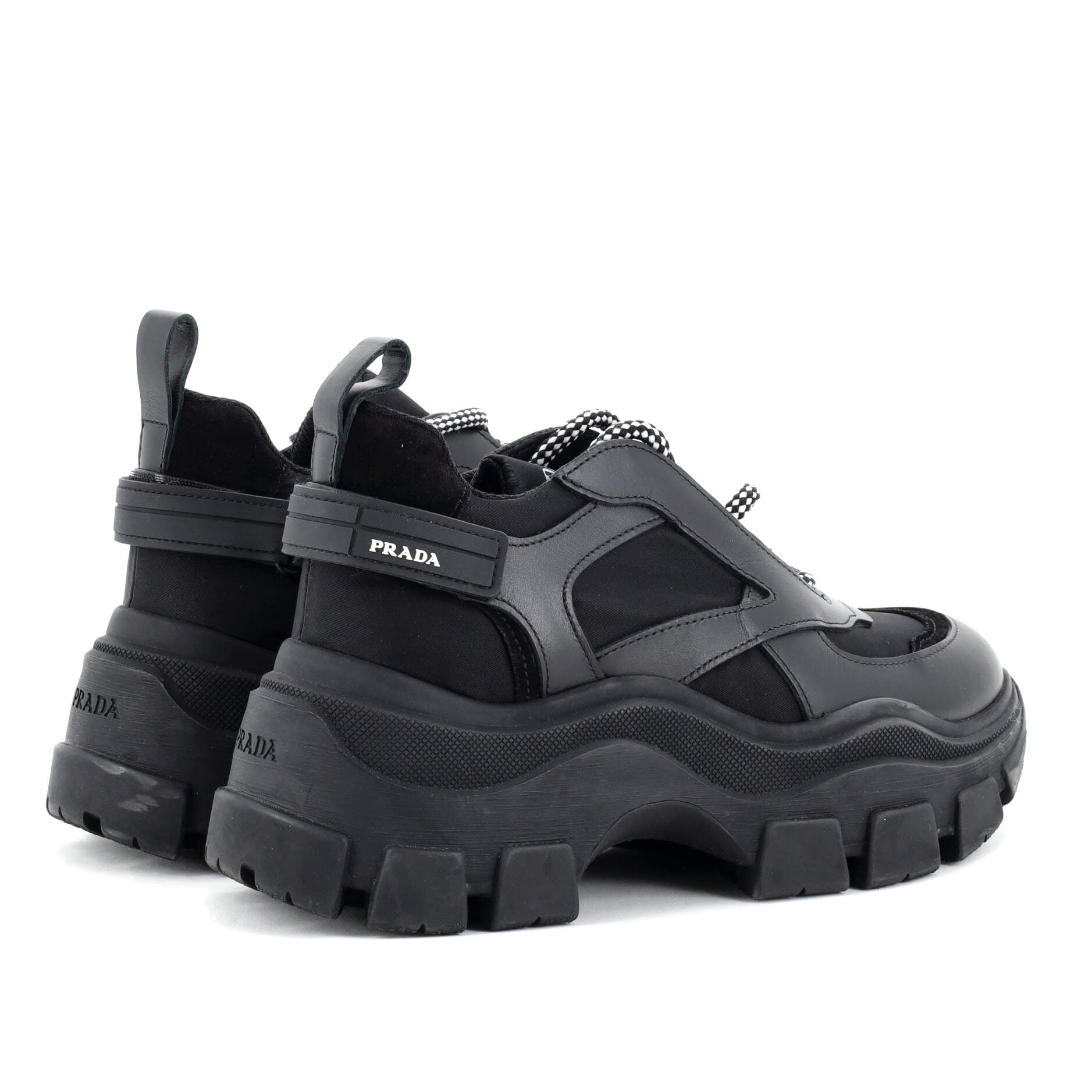 Pegasus Chunky Sneakers Nylon and Leather