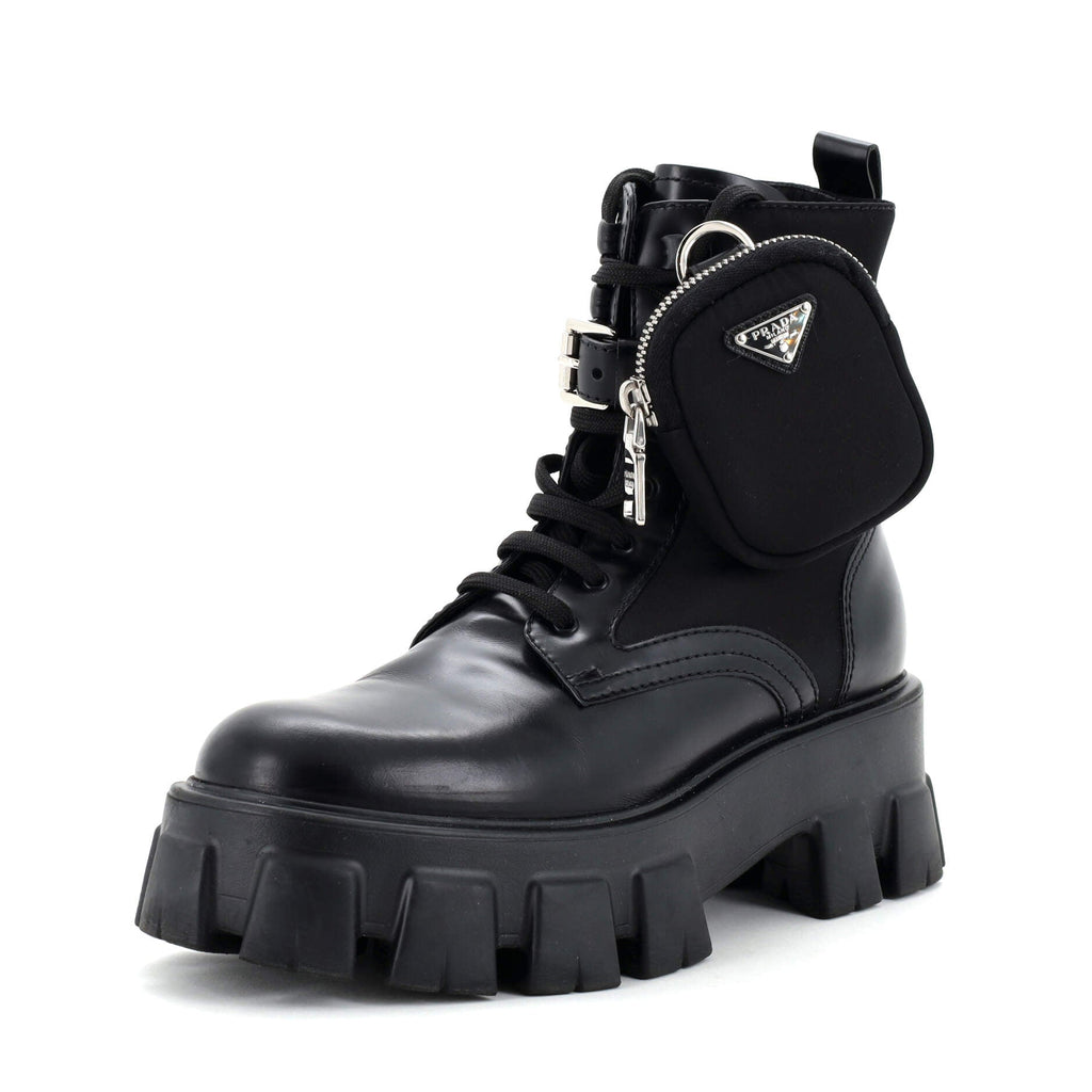Monolith Combat Boots Leather and Nylon