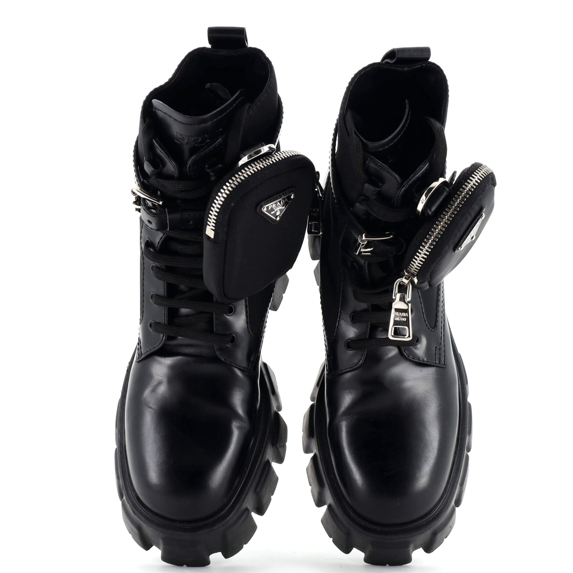 Monolith Combat Boots Leather and Nylon