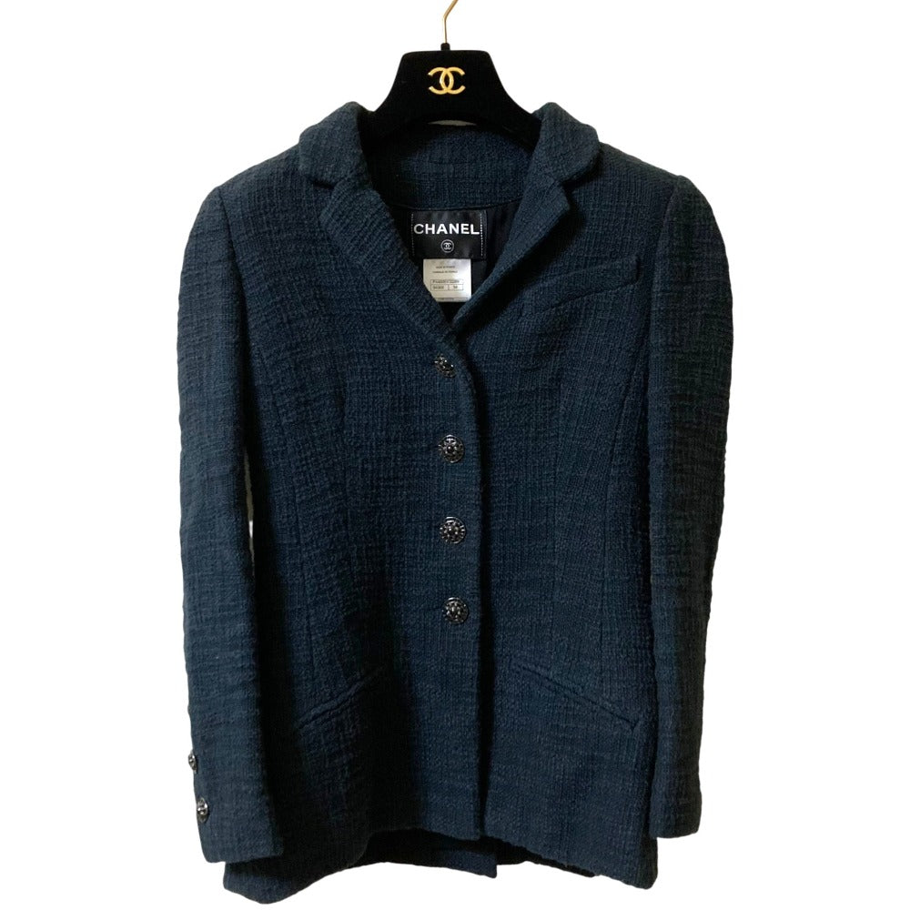 Chanel Bijou Button Tweed Jacket