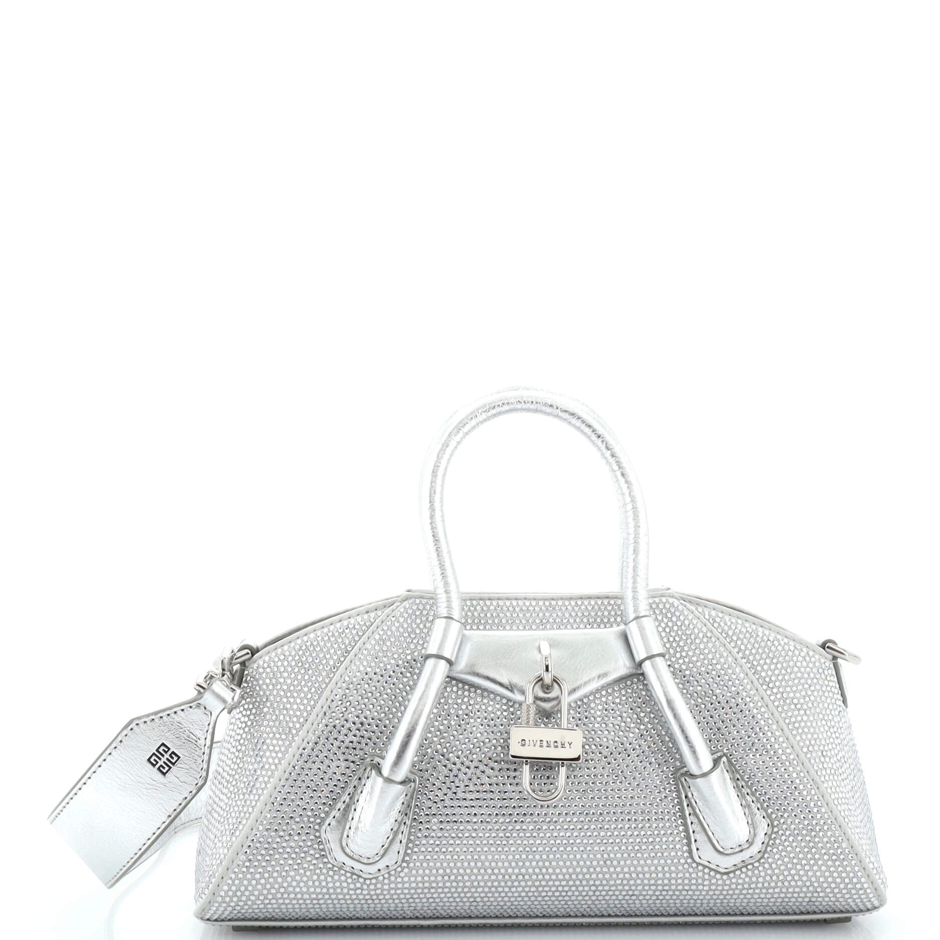 Antigona Stretch Bag Crystal Embellished Satin Mini