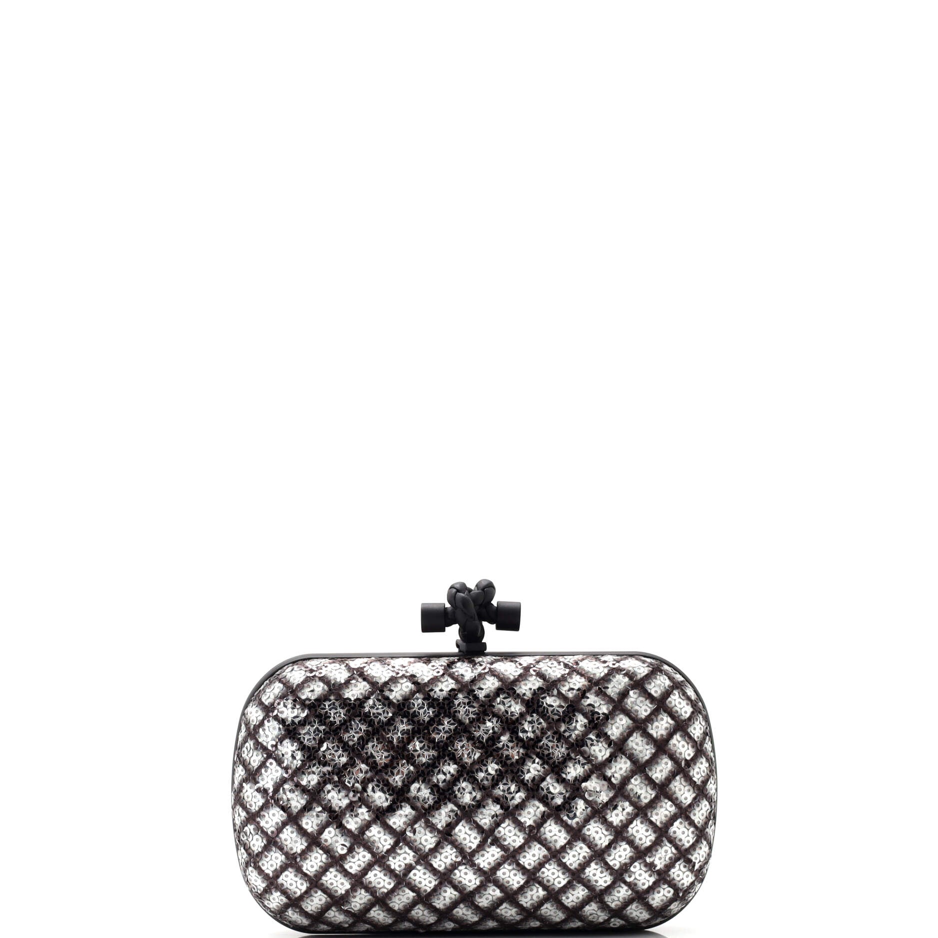 Box Knot Clutch Sequins Small