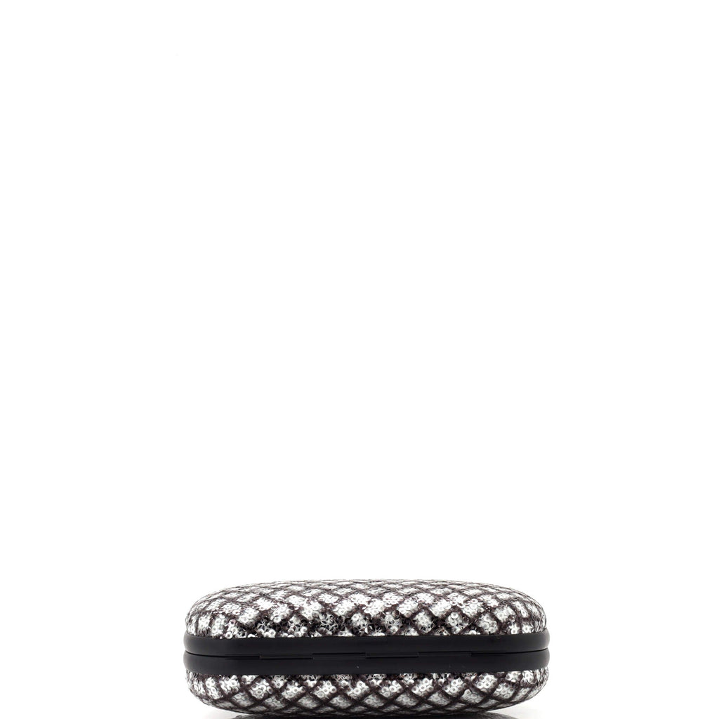 Box Knot Clutch Sequins Small