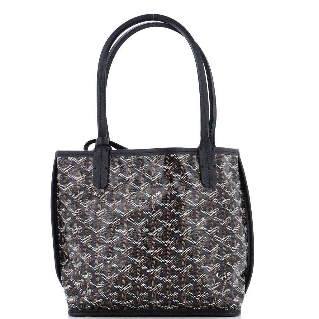 Anjou Reversible Tote Coated Canvas Mini