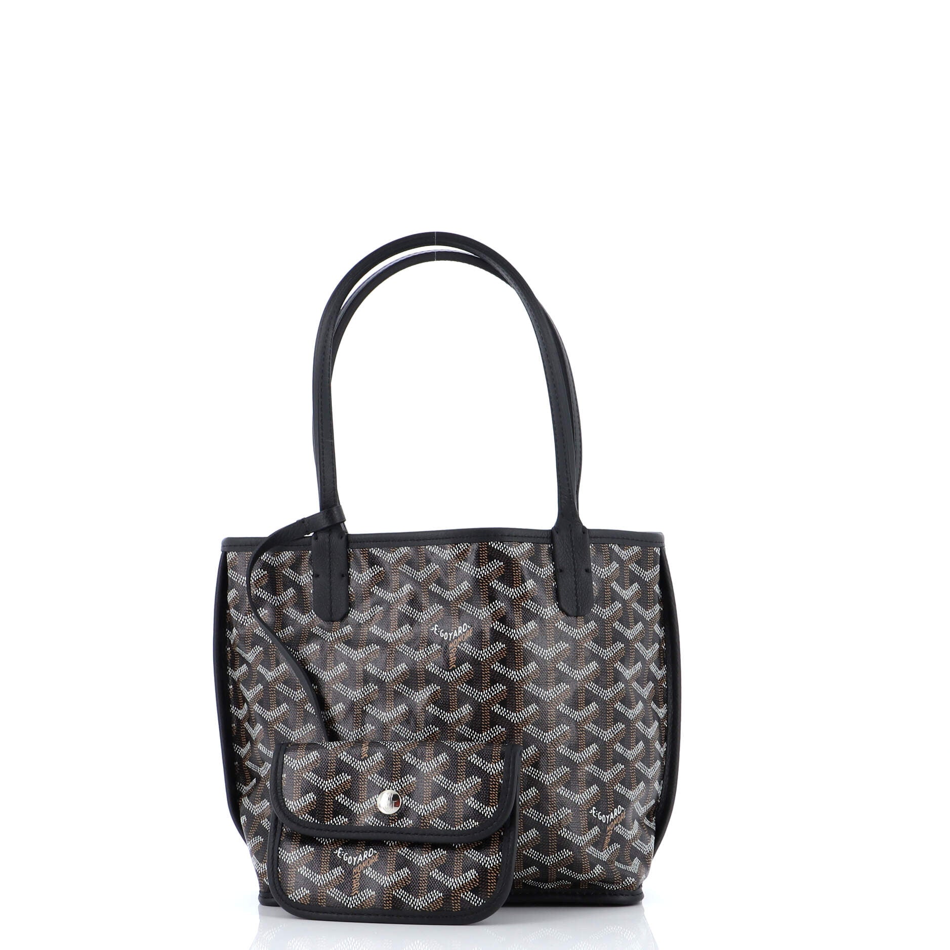 Anjou Reversible Tote Coated Canvas Mini