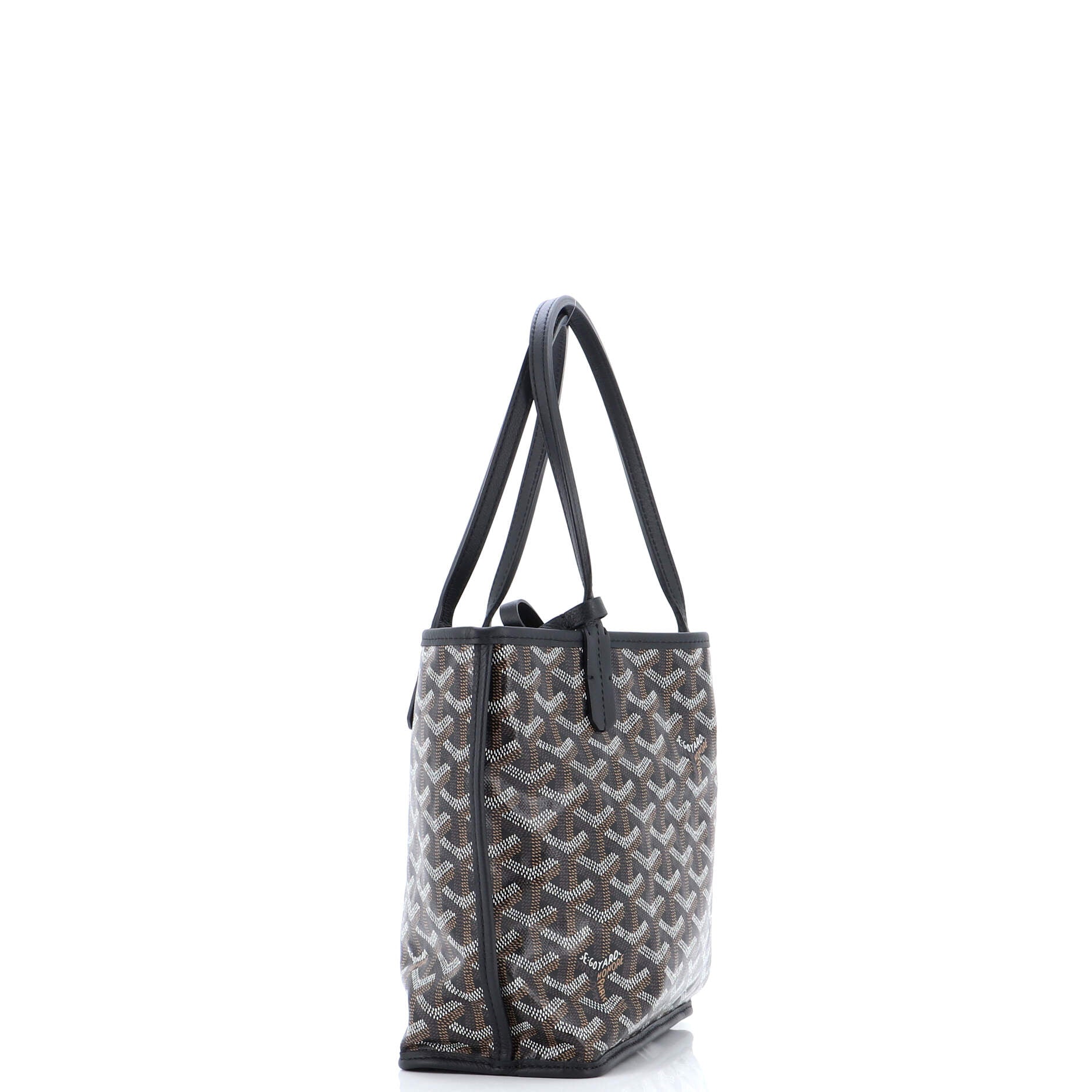 Anjou Reversible Tote Coated Canvas Mini