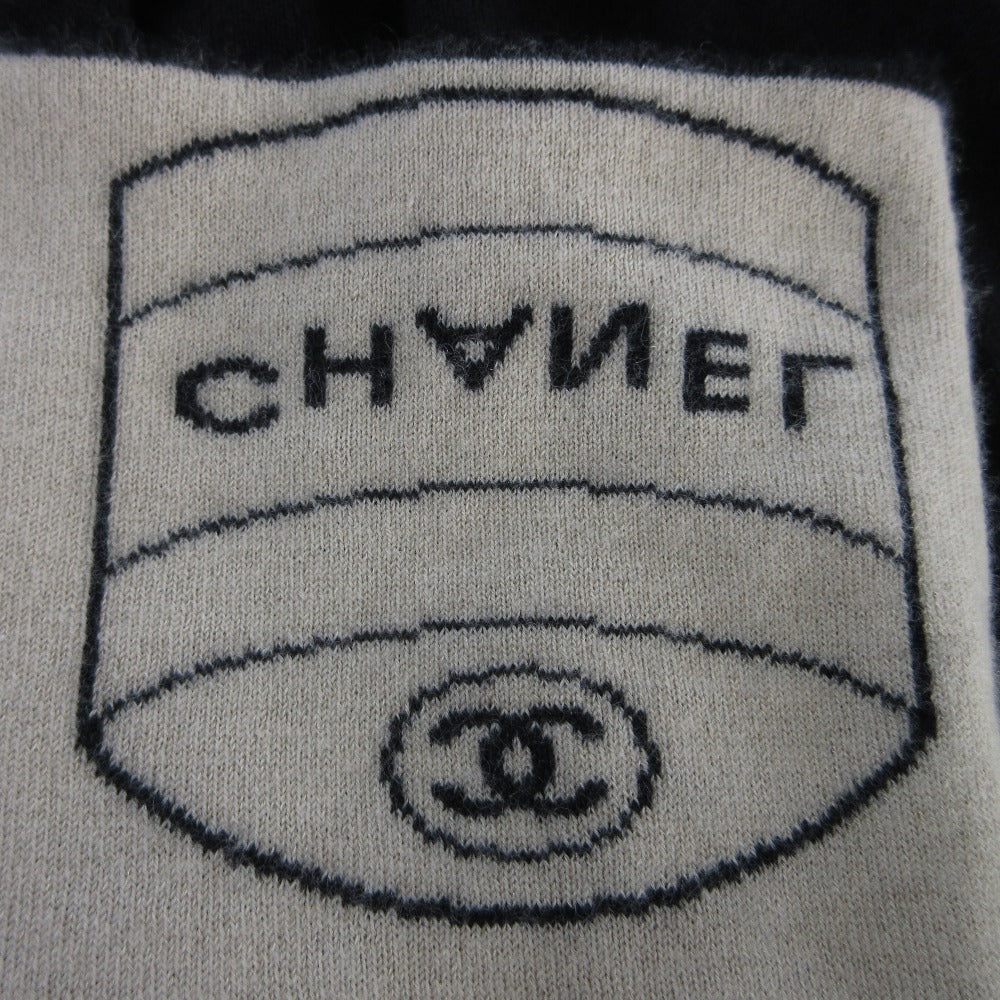 Chanel Logo Cashmere Turtleneck Sweater