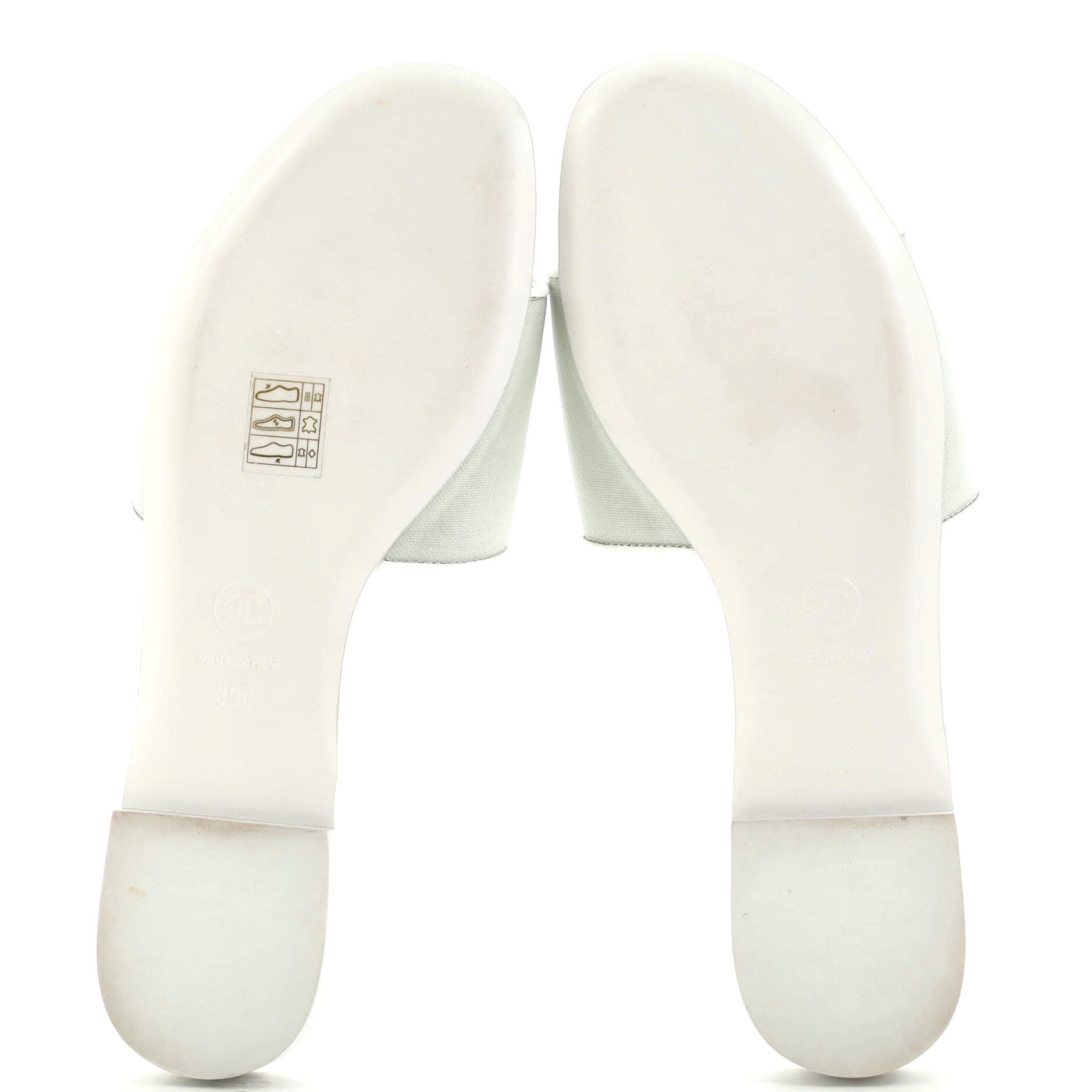 Women's CC Slide Sandals Mesh and Patent