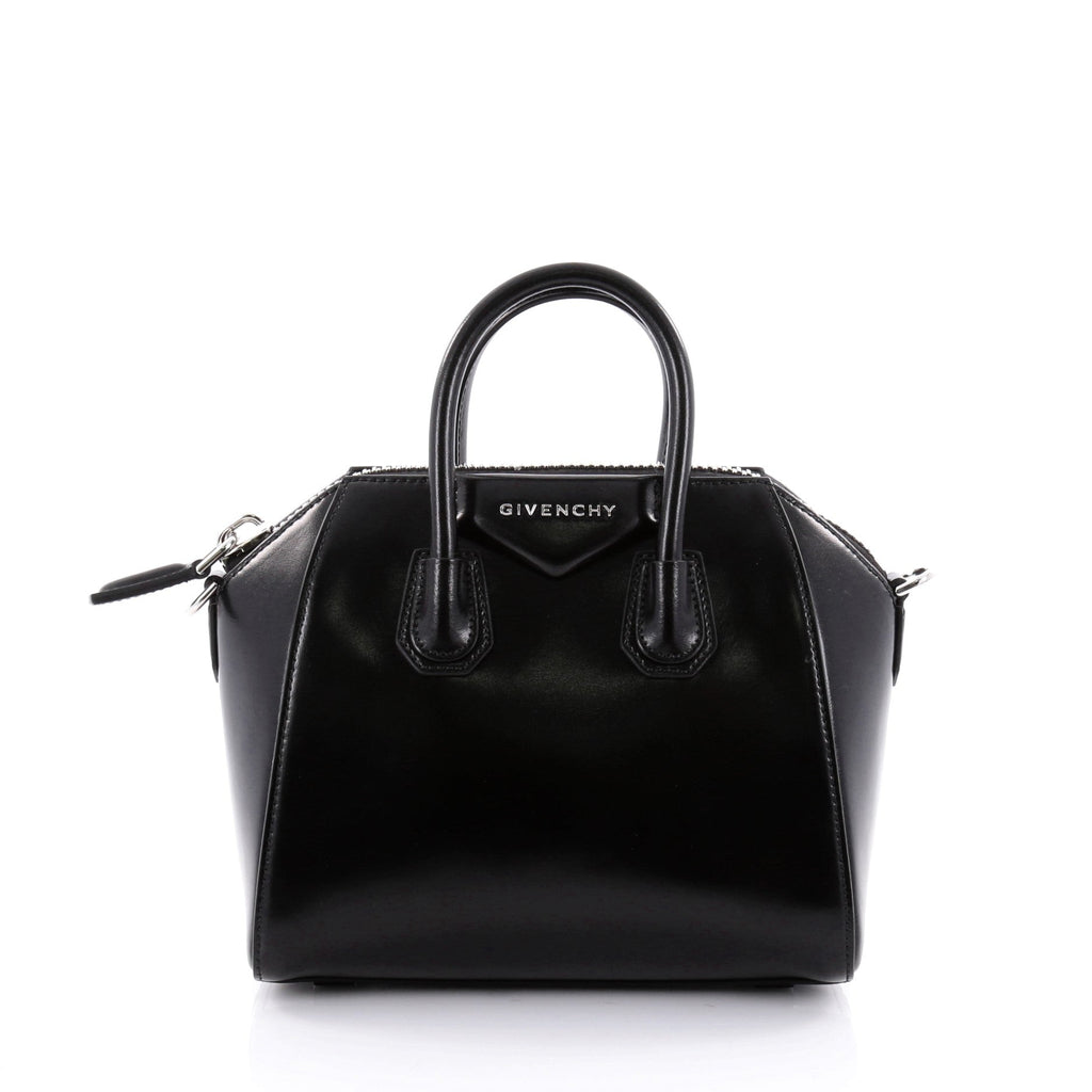 Antigona Bag Glazed Leather Mini